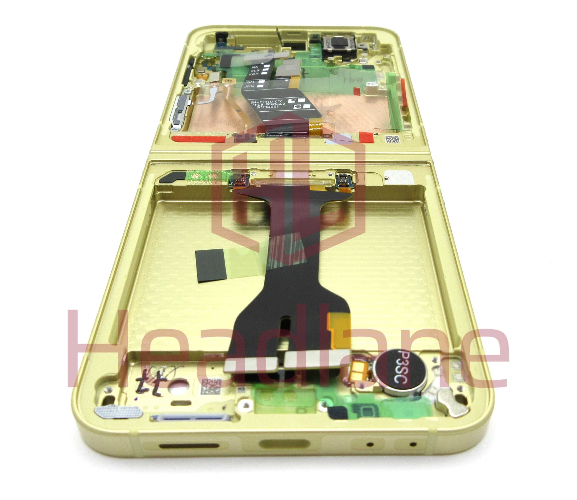 Samsung SM-F741 Galaxy Z Flip6 5G Display Frame - Yellow - GH82-35016B