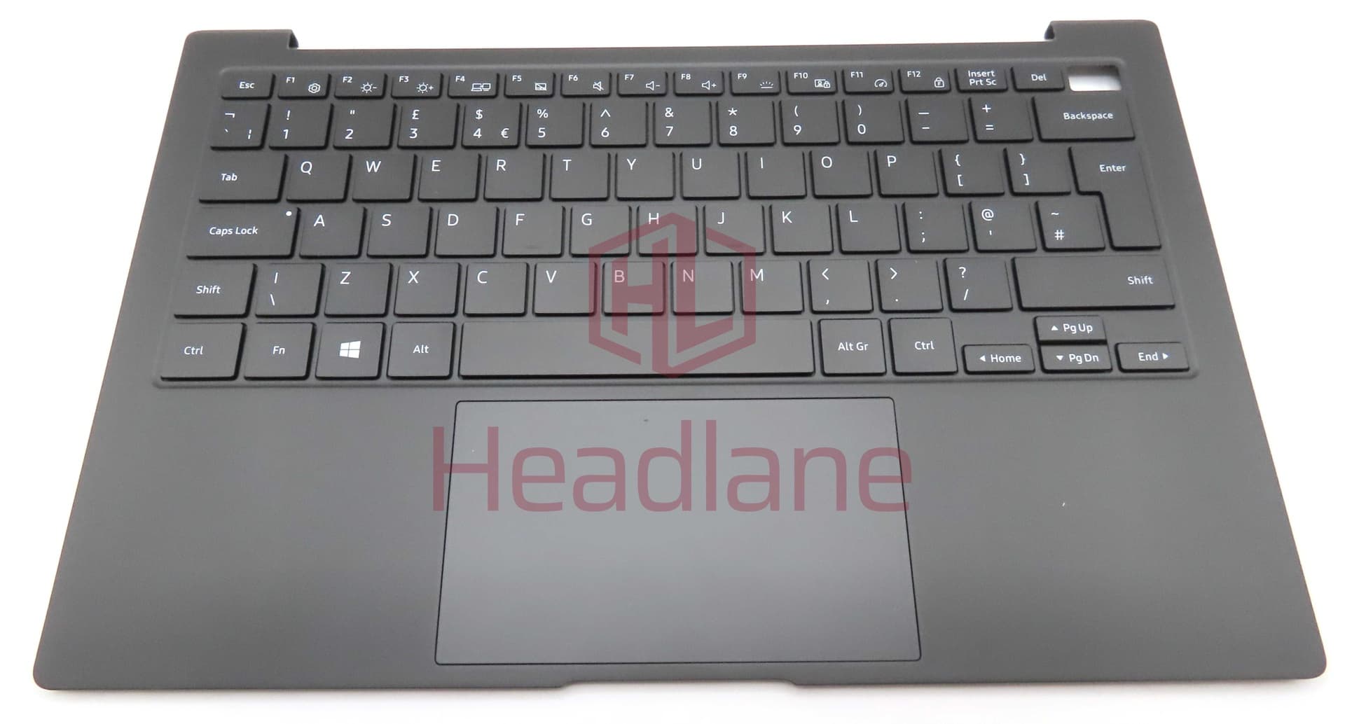 Samsung NP750XDA NP755XDA Galaxy Book 15" /4G Top Cover + Touchpad + Keyboard - Blue (UK QWERTY) - BA97-11880A - Samsung Replacement Part