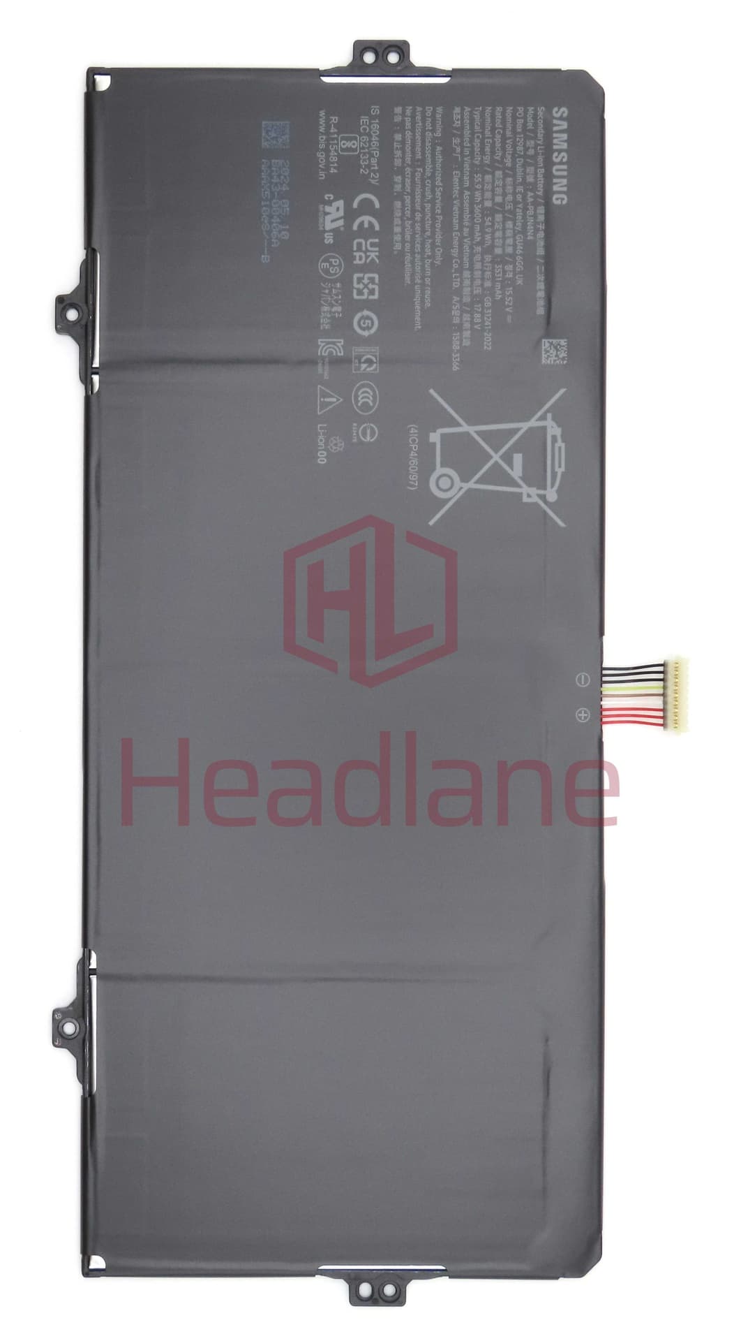 Samsung NP940XMA Galaxy Book4 Edge 14" AA-PBJN4N4 54.9Wh Internal Battery - BA43-00406A - Samsung Replacement Part