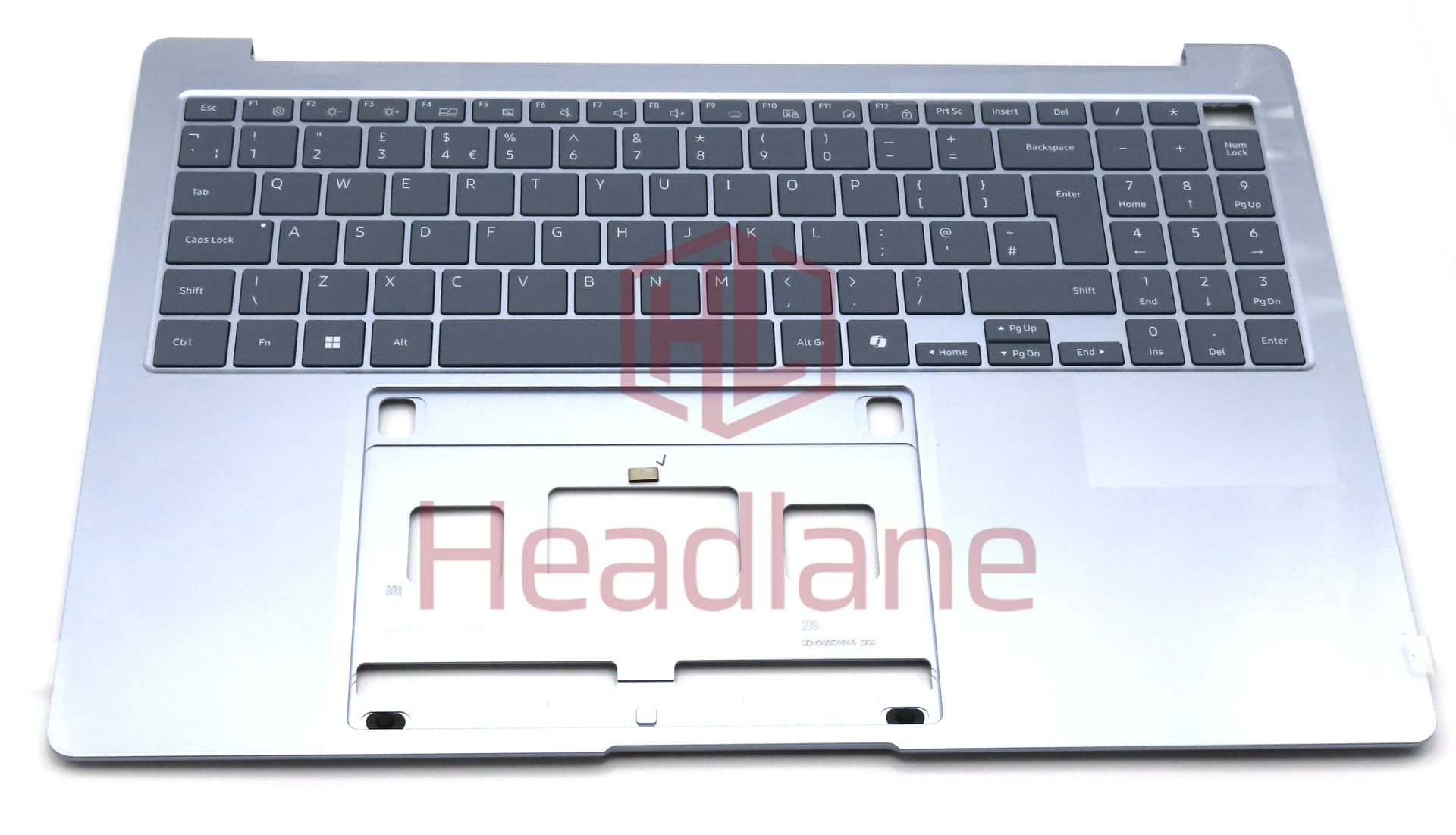 Samsung NP960XMA Galaxy Book4 Edge 16" Top Cover + Keyboard - Sapphire Blue (UK QWERTY) - BA97-13273A - Samsung Replacement Part