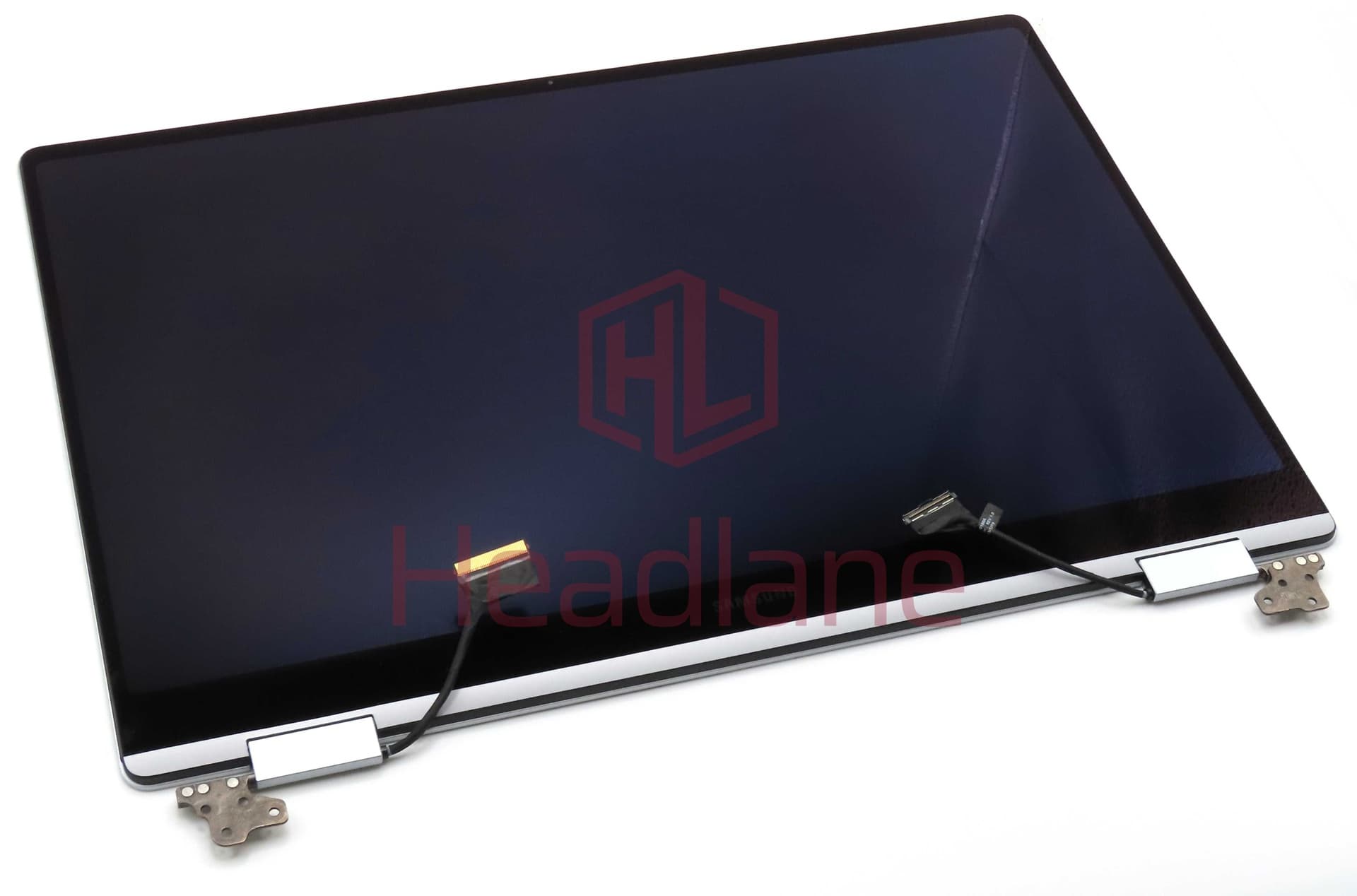 Samsung NP960QGK Galaxy Book4 Pro 360 16" OLED / AMOLED Display / Screen + Hinge + Lid - Platinum Silver - BA96-08598A - Samsung Replacement Part