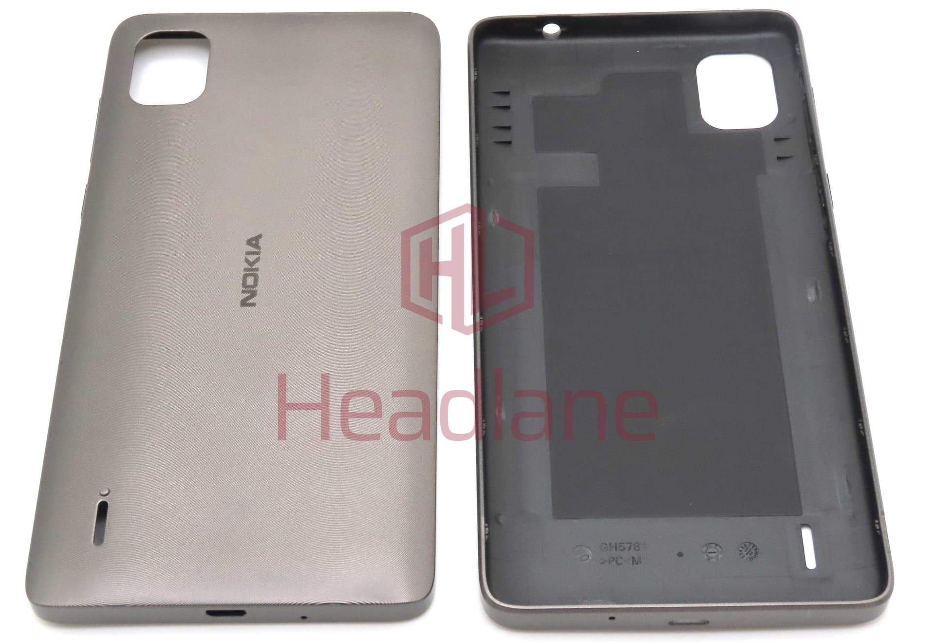 Nokia TA-1468 TA-1454 C2 2nd Edition Back / Battery Cover - Grey - 286710236 - Nokia (HMD) Replacement Part