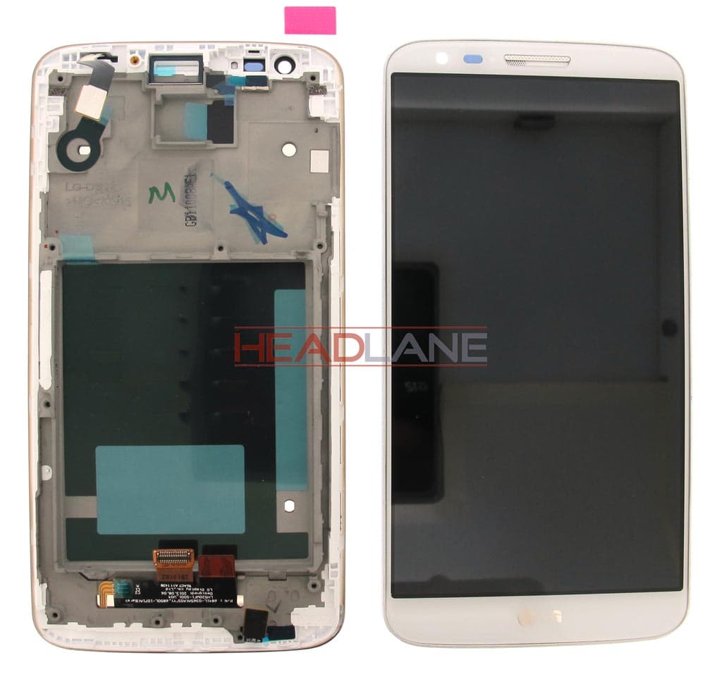 LG D802 G2 LCD Display / Screen + Touch - White - ACQ87040902 - LG Replacement Part