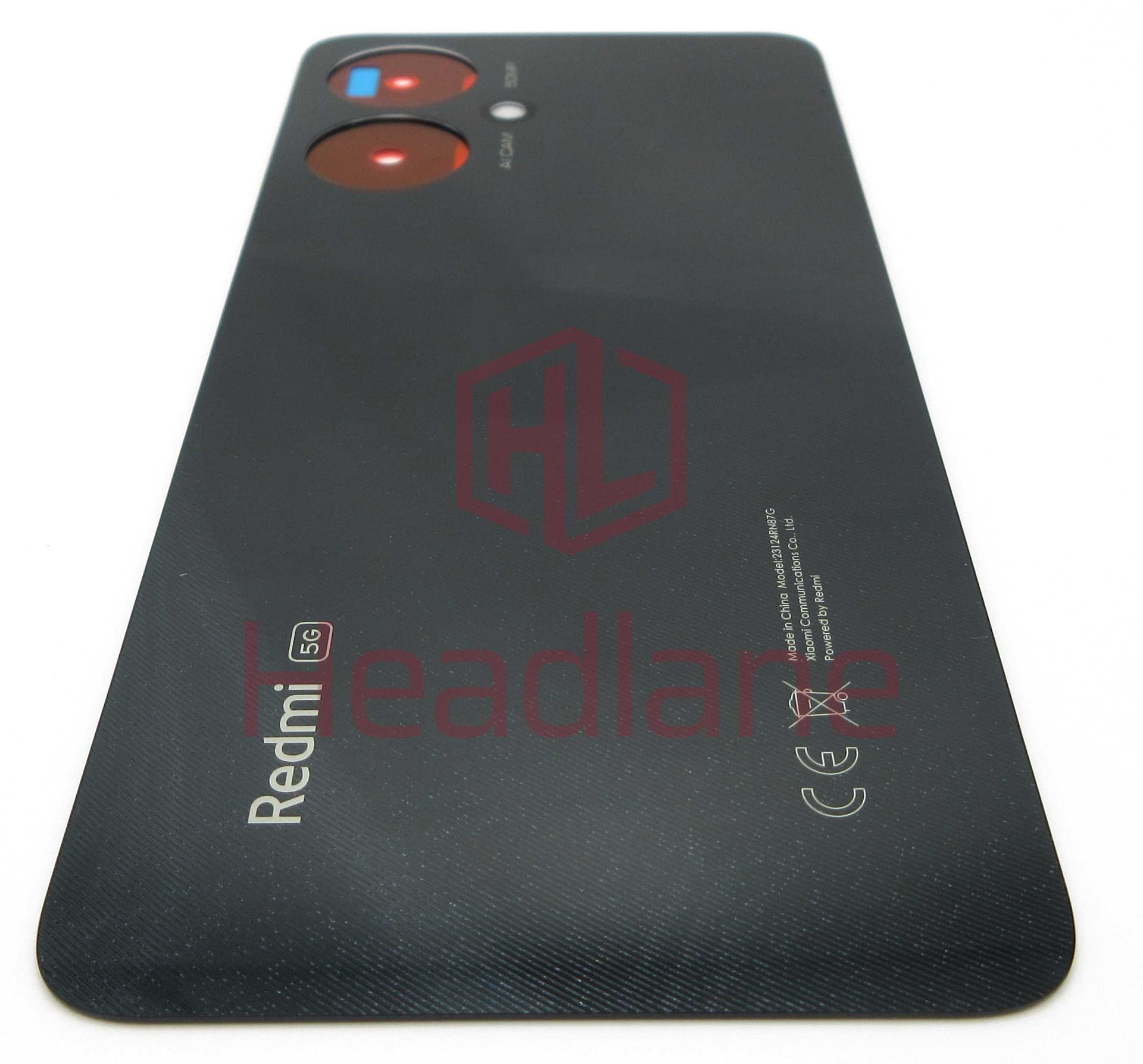 Xiaomi Redmi 13C 5G Back / Battery Cover - Black - 1610111001532A
