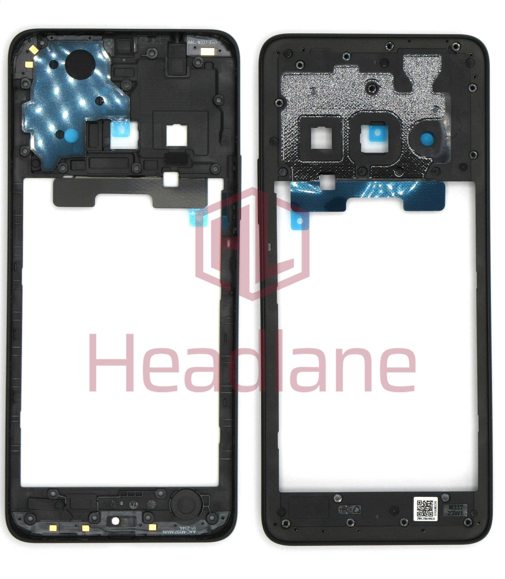 Xiaomi Redmi A3 Middle Cover / Chassis - Black - 1610110000766A