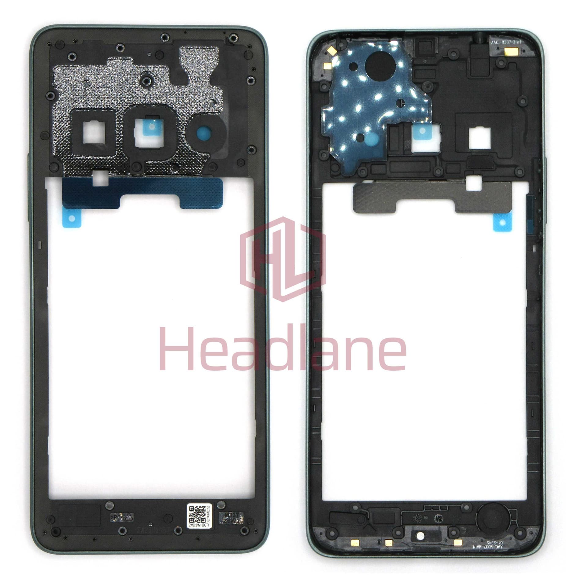 Xiaomi Redmi A3 Middle Cover / Chassis - Green - 1610110000768A