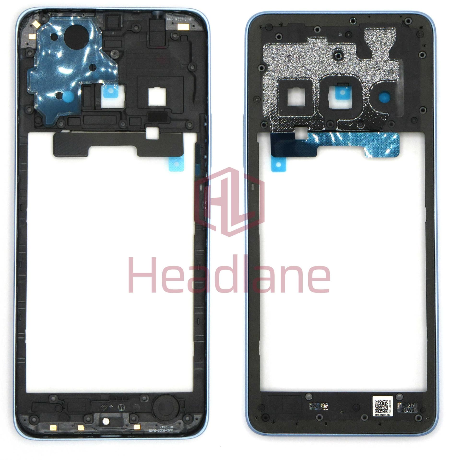 Xiaomi Redmi A3 Middle Cover / Chassis - Blue - 1610110000767A