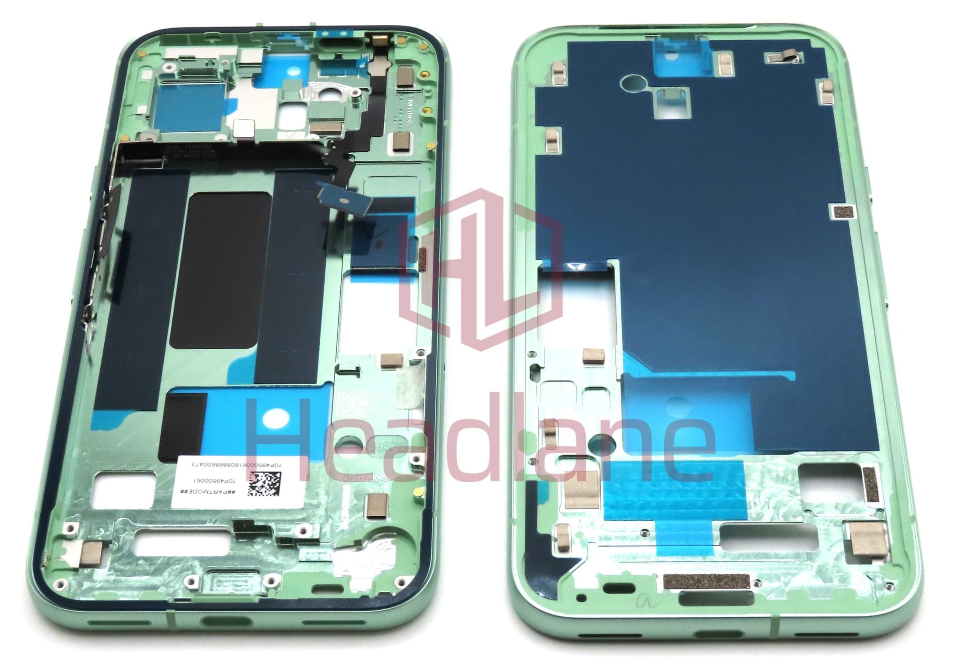 Google Pixel 8a Middle Cover / Chassis - Aloe / Green - G949-00775-00 - Google Replacement Part