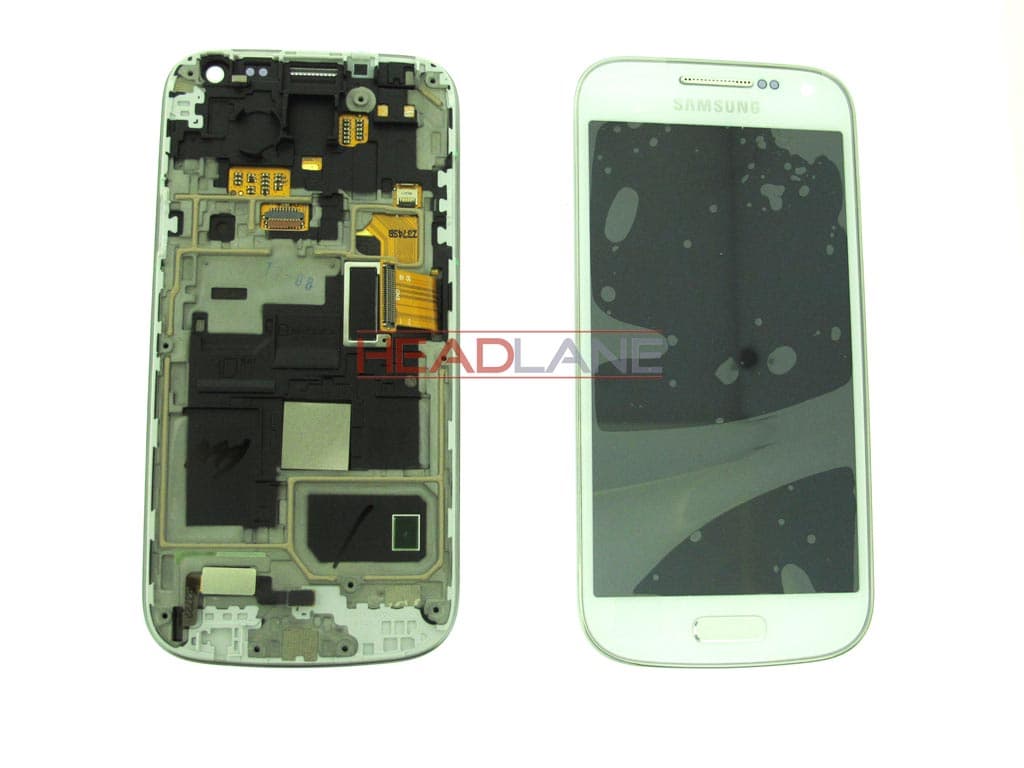 Samsung GT-I9195 Galaxy S4 Mini LTE LCD Display / Screen + Touch - White - GH97-14766B