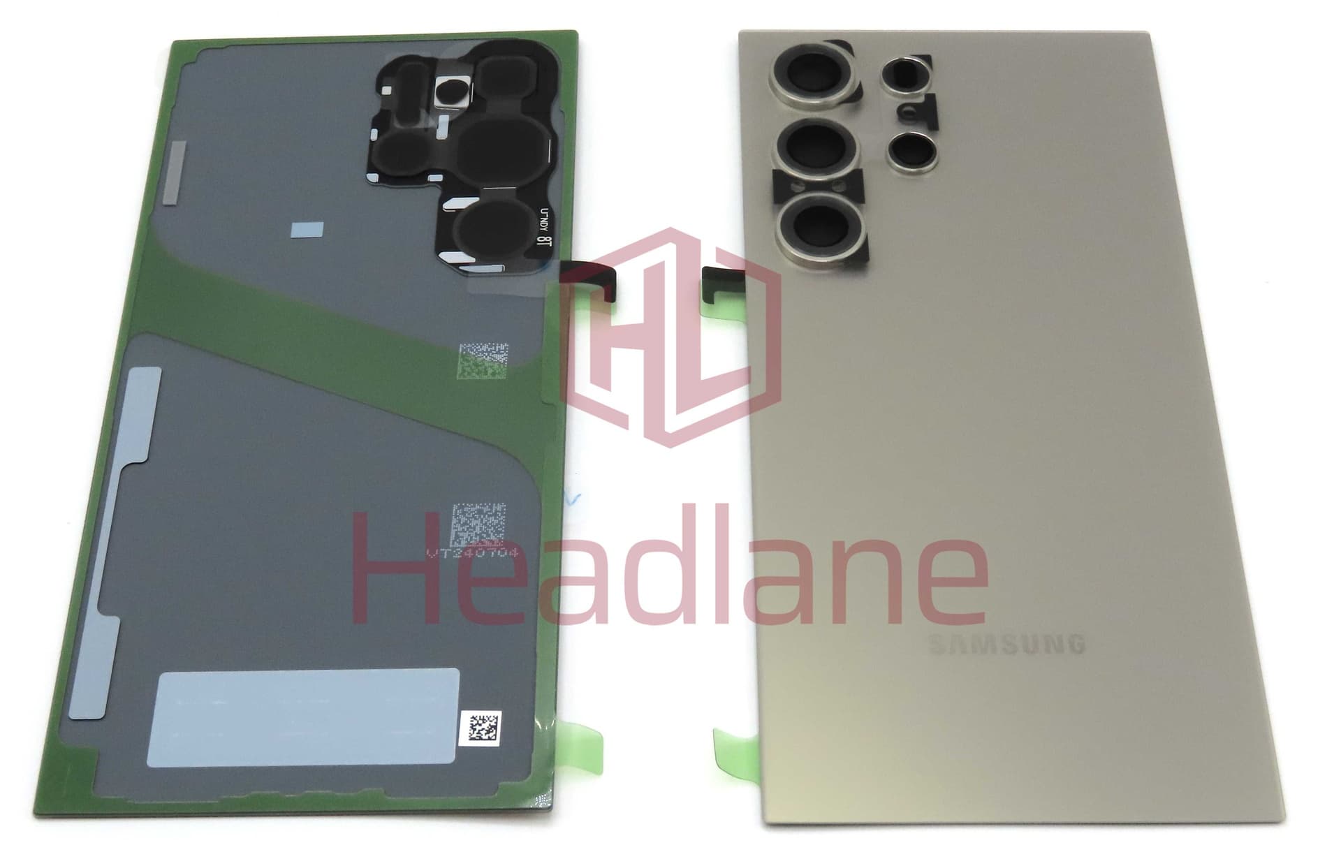 Samsung SM-S928 Galaxy S24 Ultra Back / Battery Cover - Titanium Grey (No Printing) - GH98-48969A