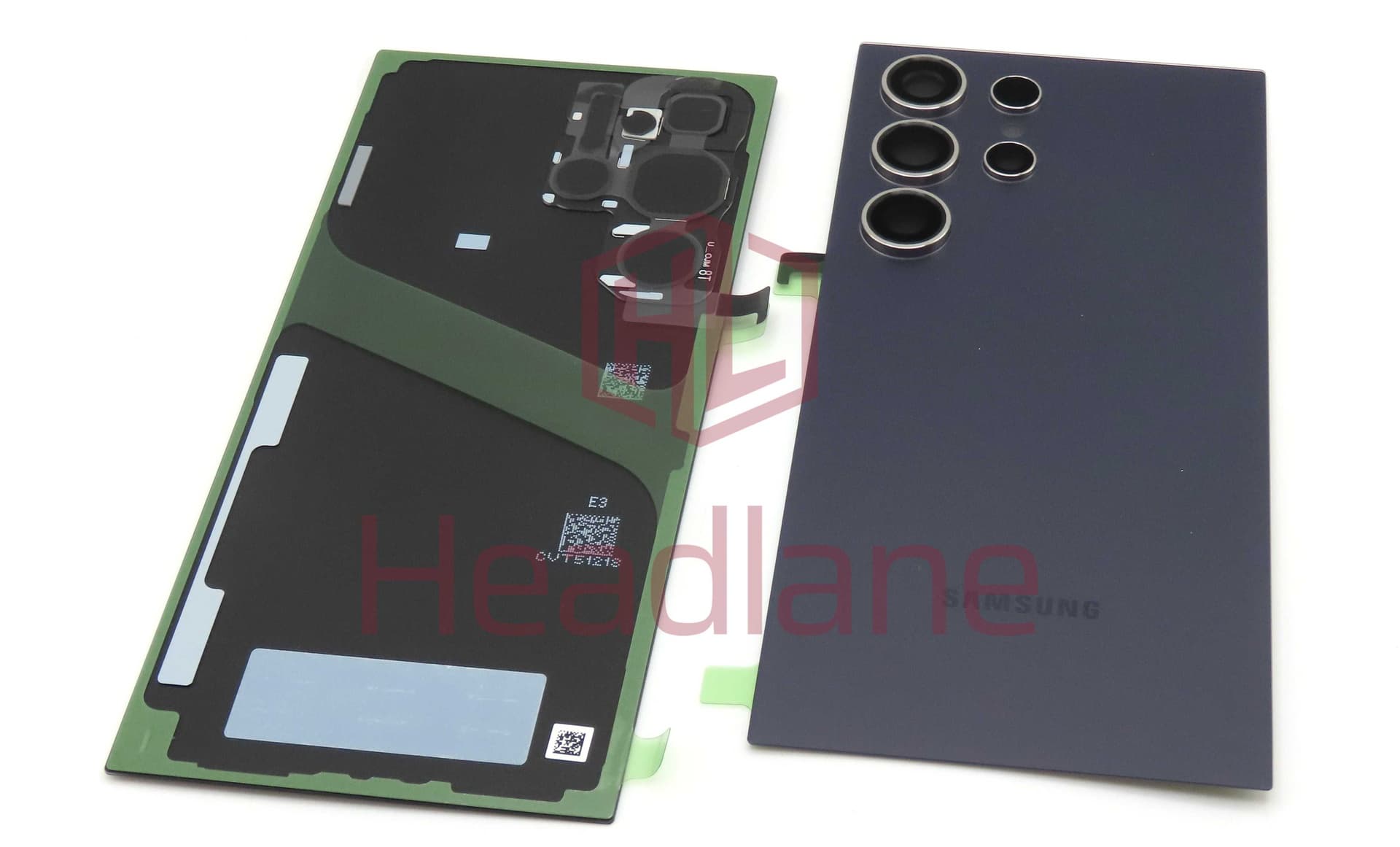 Samsung SM-S928 Galaxy S24 Ultra Back / Battery Cover - Titanium Violet (No Printing) - GH98-48969D - Samsung Replacement Part