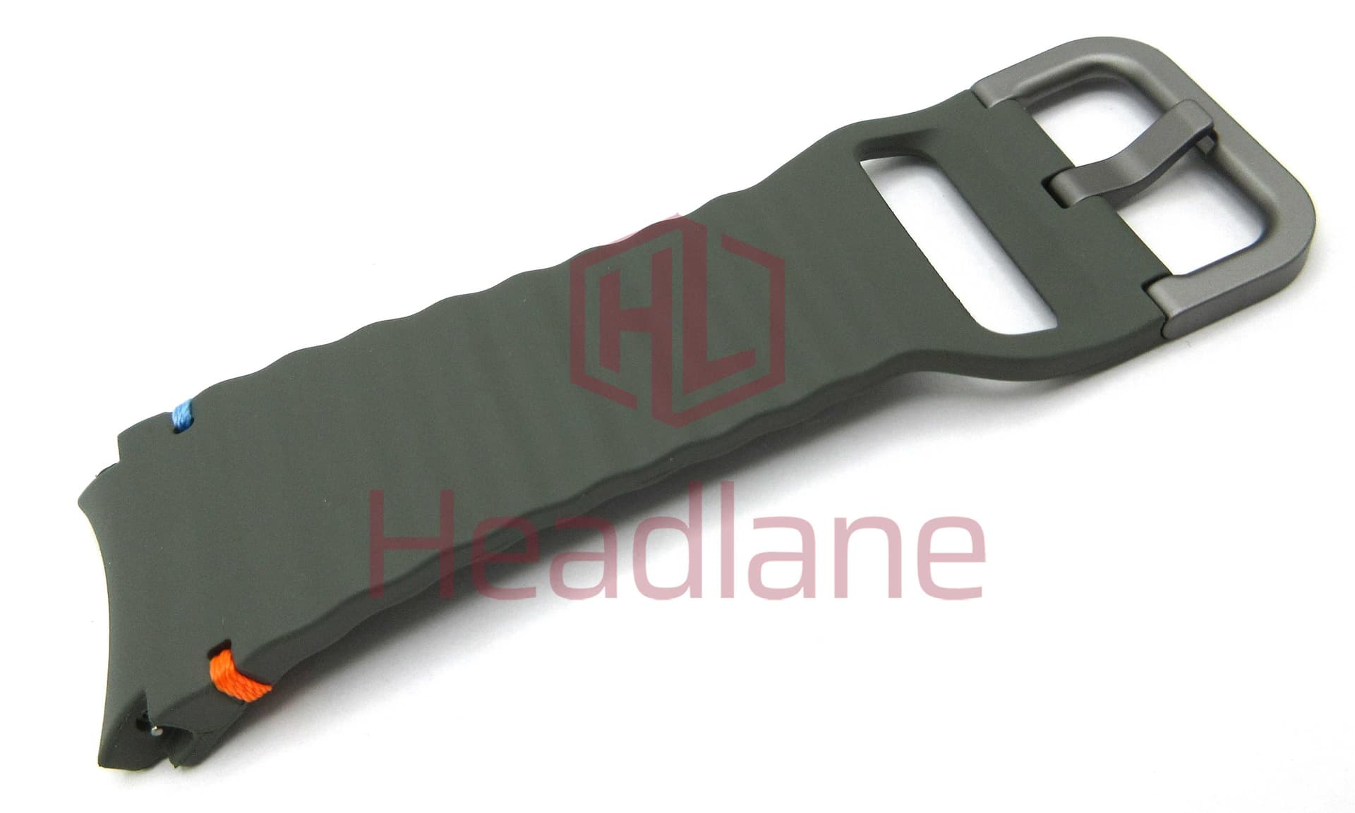 Samsung SM-L300 SM-L305 SM-L310 SM-L315 Galaxy Watch7 Rubber Buckle Strap - Green - GH98-49278A