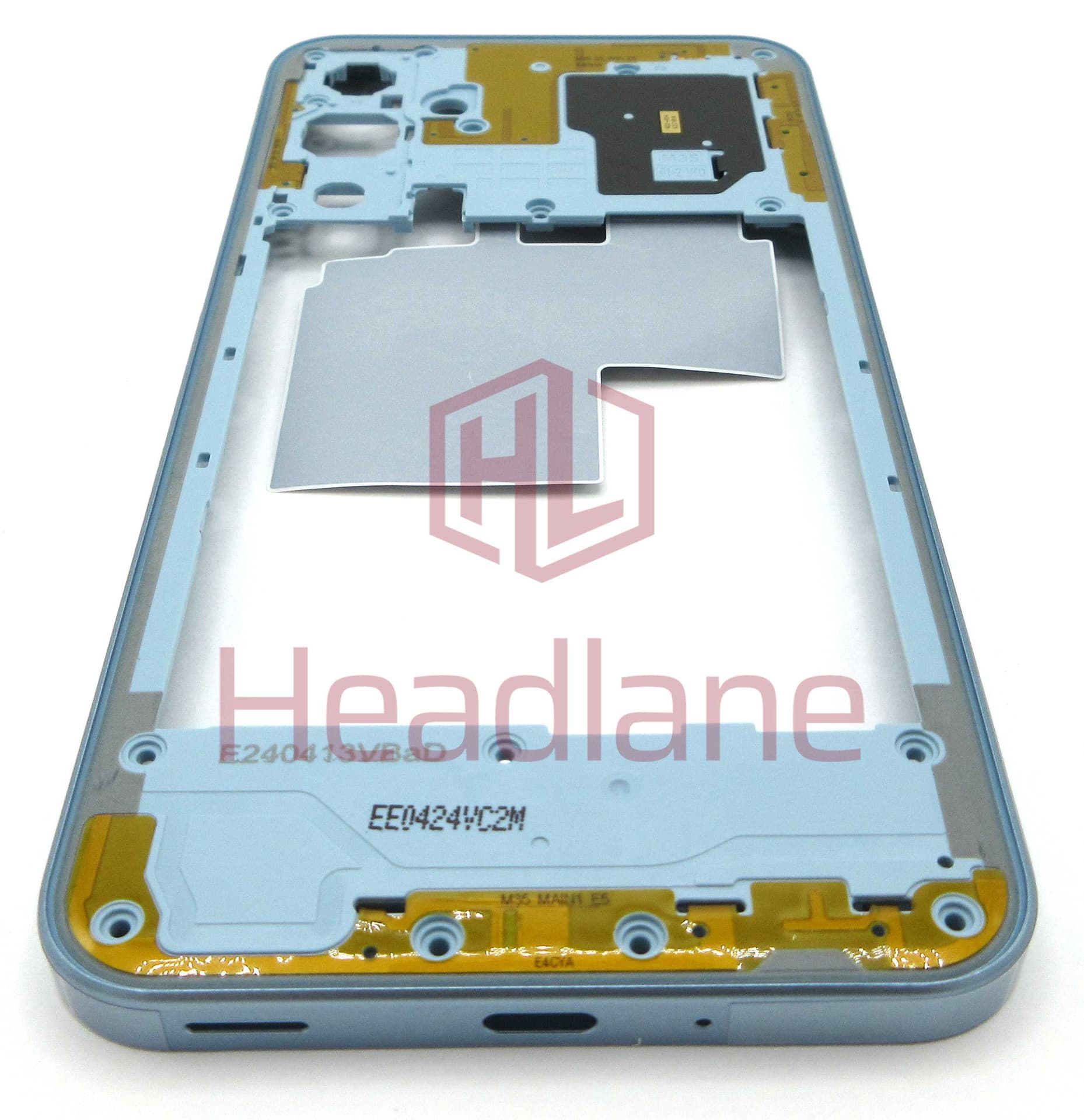 Samsung SM-M356 Galaxy M35 5G Middle Cover / Chassis - Light Blue - GH98-49305C