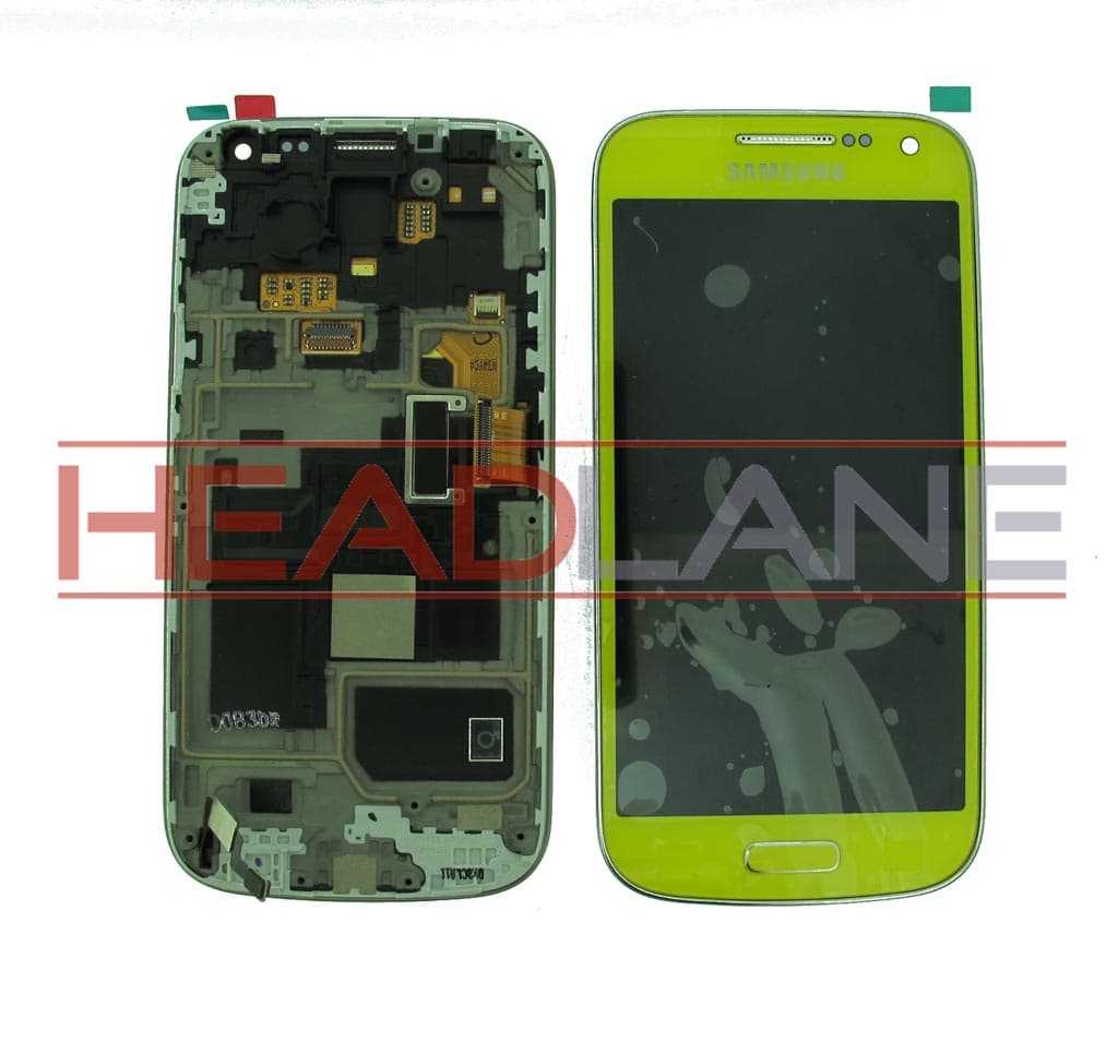 Samsung GT-I9195 Galaxy S4 Mini LTE LCD Display / Screen + Touch - Yellow - GH97-14766J - Samsung Replacement Part