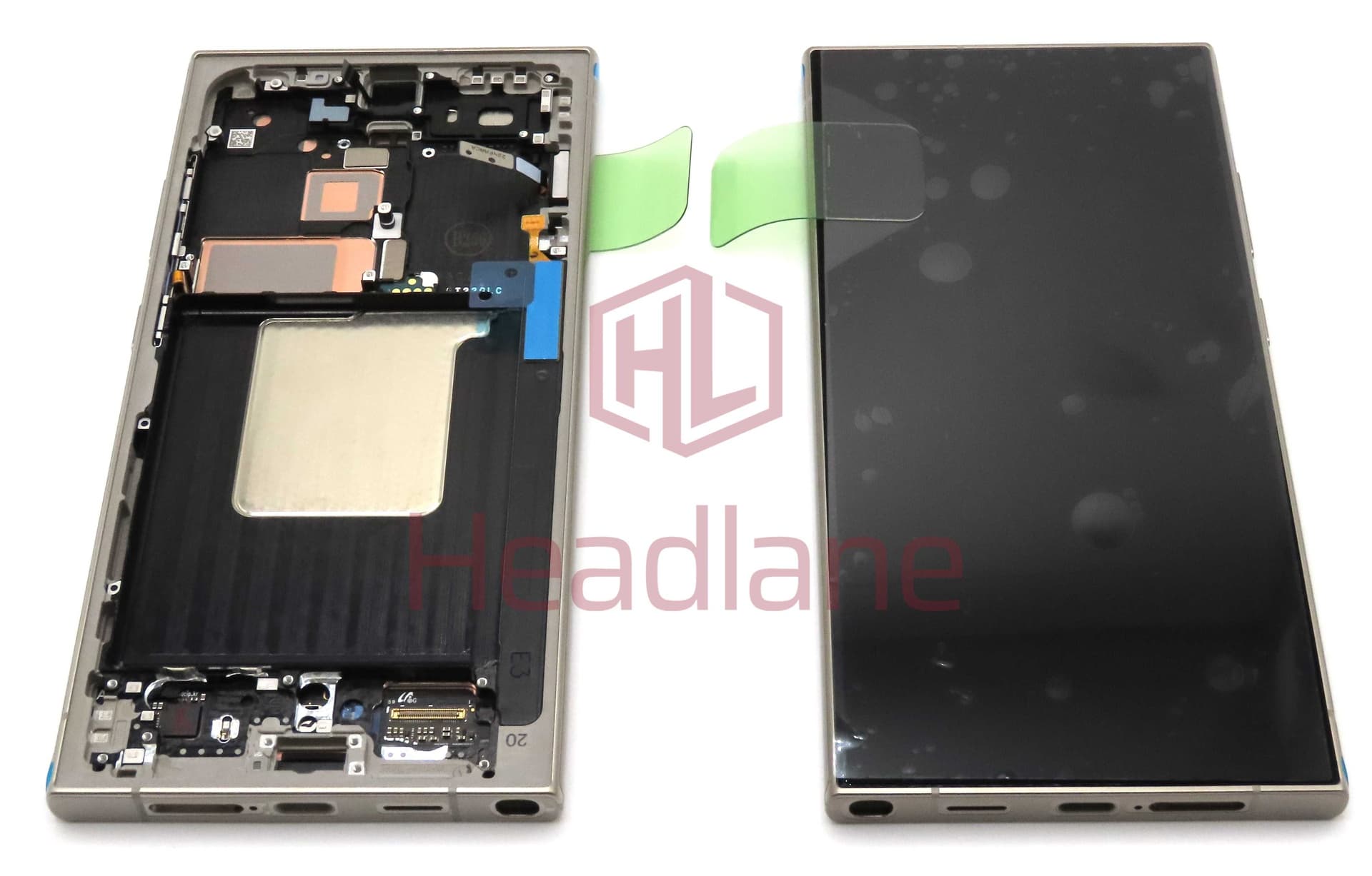 Samsung SM-S928 Galaxy S24 Ultra LCD Display / Screen + Touch - Titanium Grey / Titanium Orange / Titanium Violet (With Frame - Self Assembled)