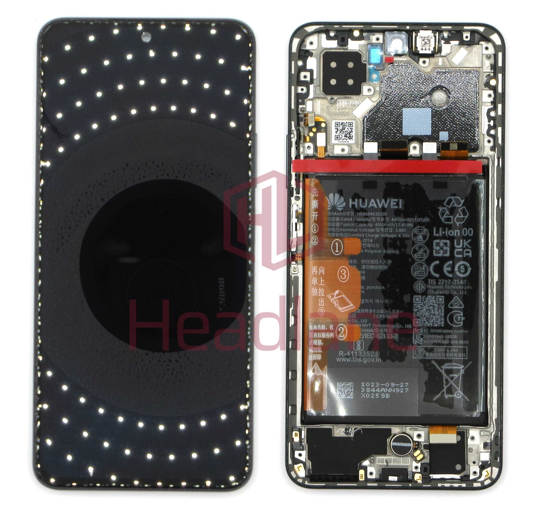 Huawei nova 10 SE LCD Display / Screen + Touch + HB456493EGW Battery - Black