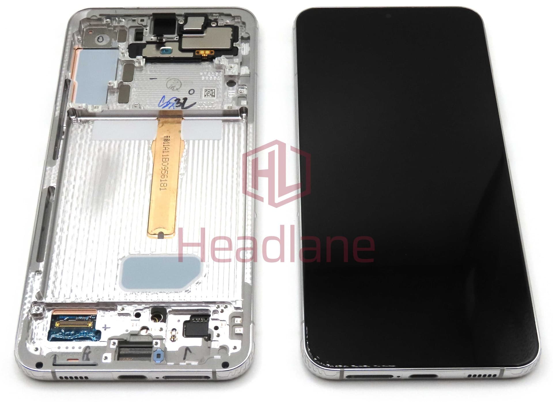 Samsung SM-S906 Galaxy S22+ / Plus LCD Display / Screen + Touch - Phantom White (Pulled - New) - GH82-27501B-PN - Samsung Replacement Part