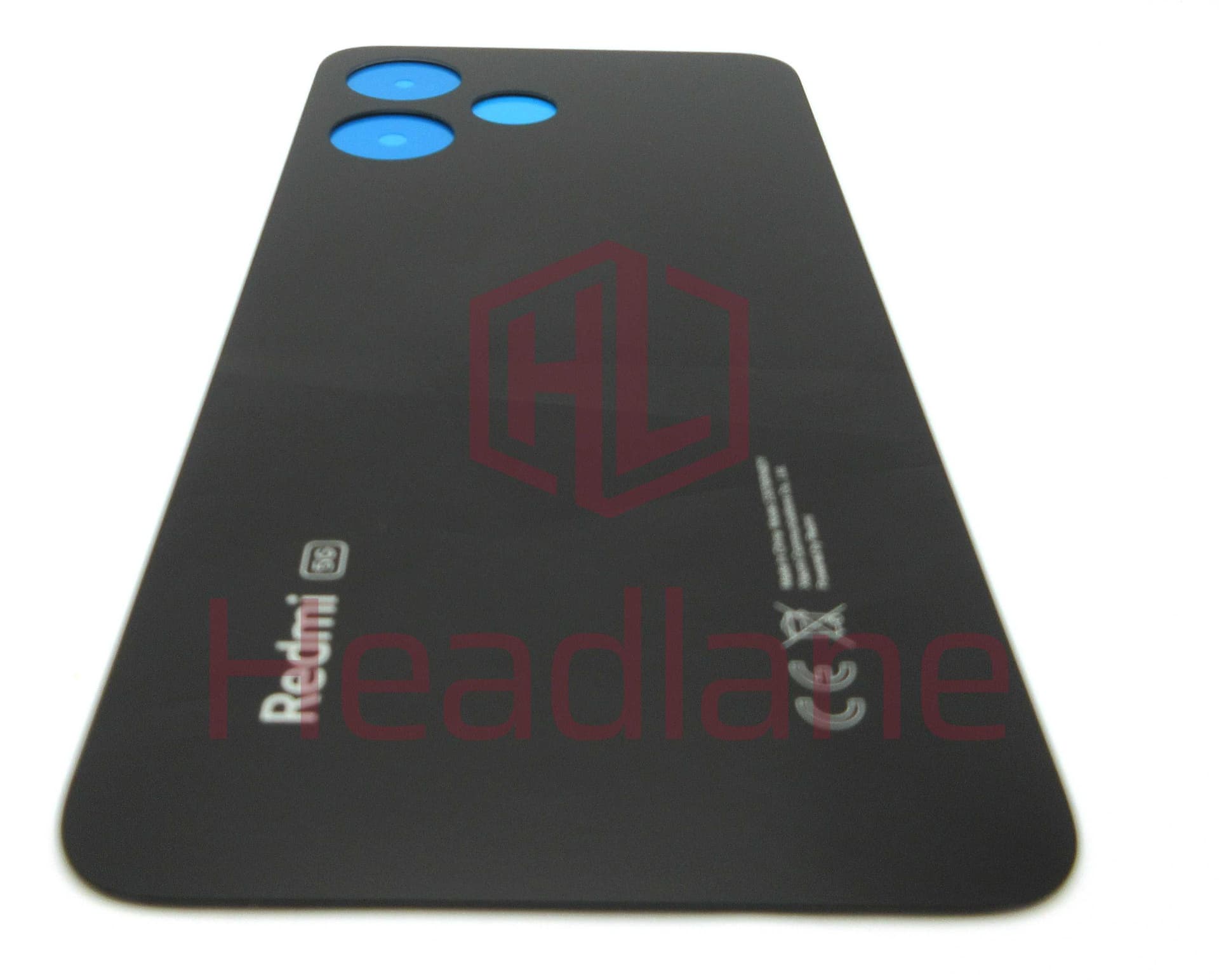 Xiaomi Redmi 12 5G Back / Battery Cover - Black - 1610111001203B