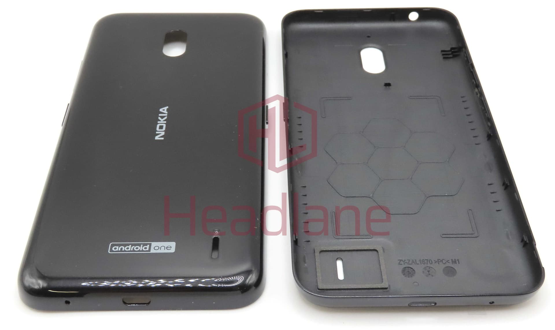Nokia TA-1183 TA-1188 2.2 Back / Battery Cover - Black - HQ20746201000
