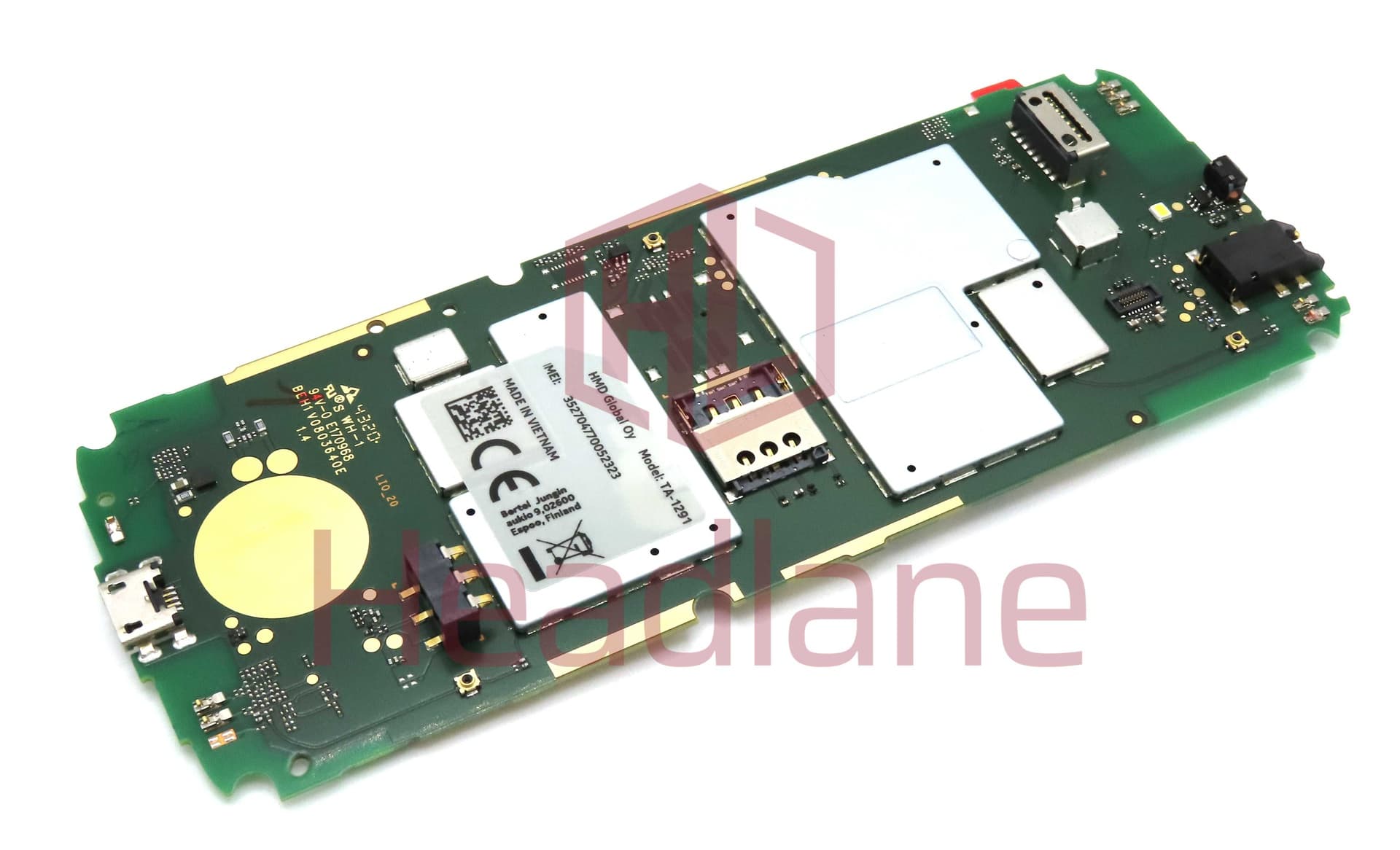 Nokia TA-1291 6300 Mainboard / Motherboard + LCD Display / Screen (SWAP Unit) - 20LIO0W1001