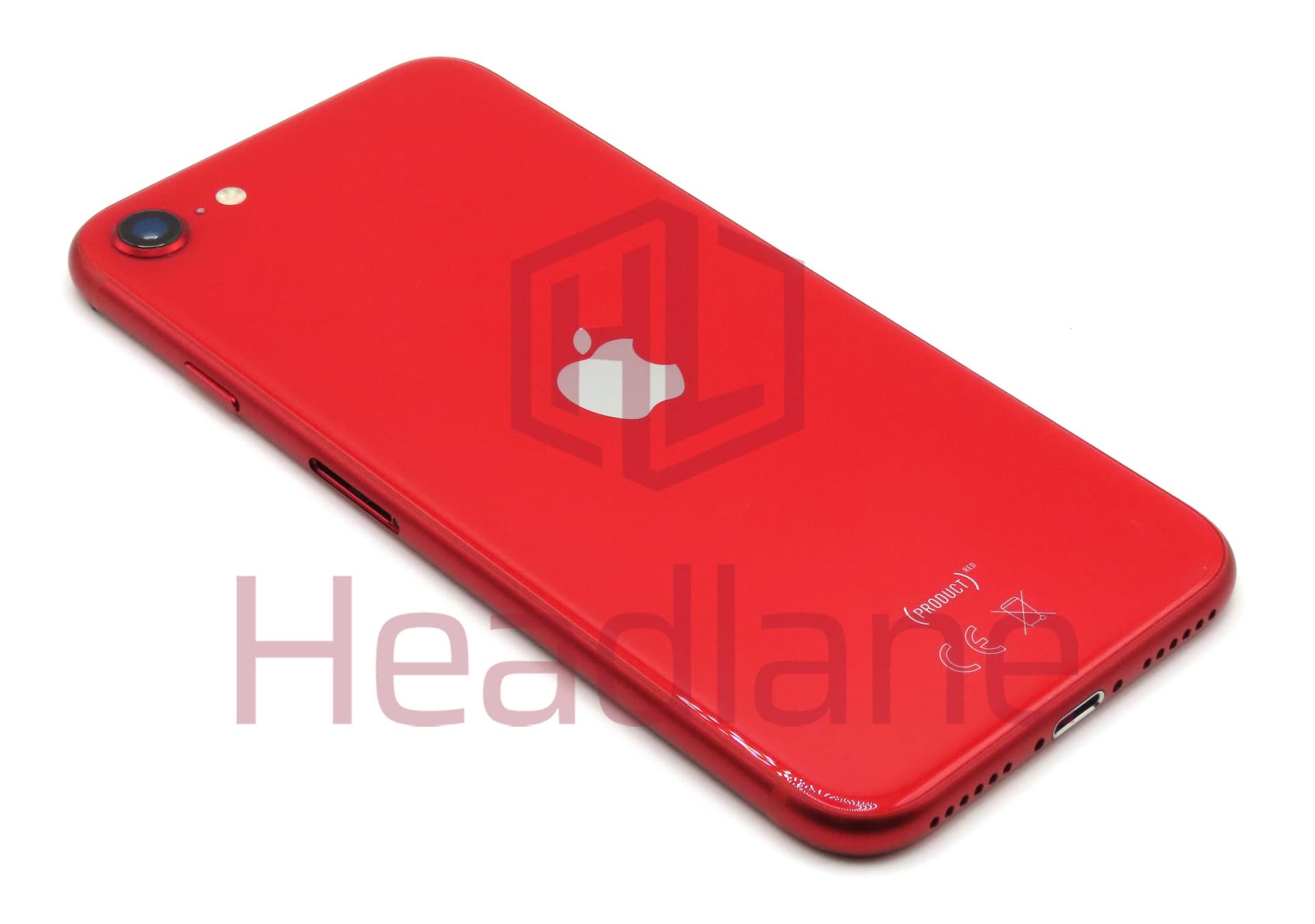 iPhone SE (2nd Gen) Back / Battery Cover + Small Parts - Red (Pulled - Grade B) - IPSE2BH-RD-B