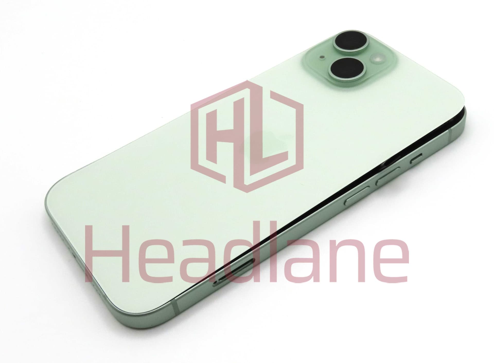 iPhone 15 Back / Battery Cover + Small Parts - Green (Pulled - Grade A) - IP15BH-GR-A