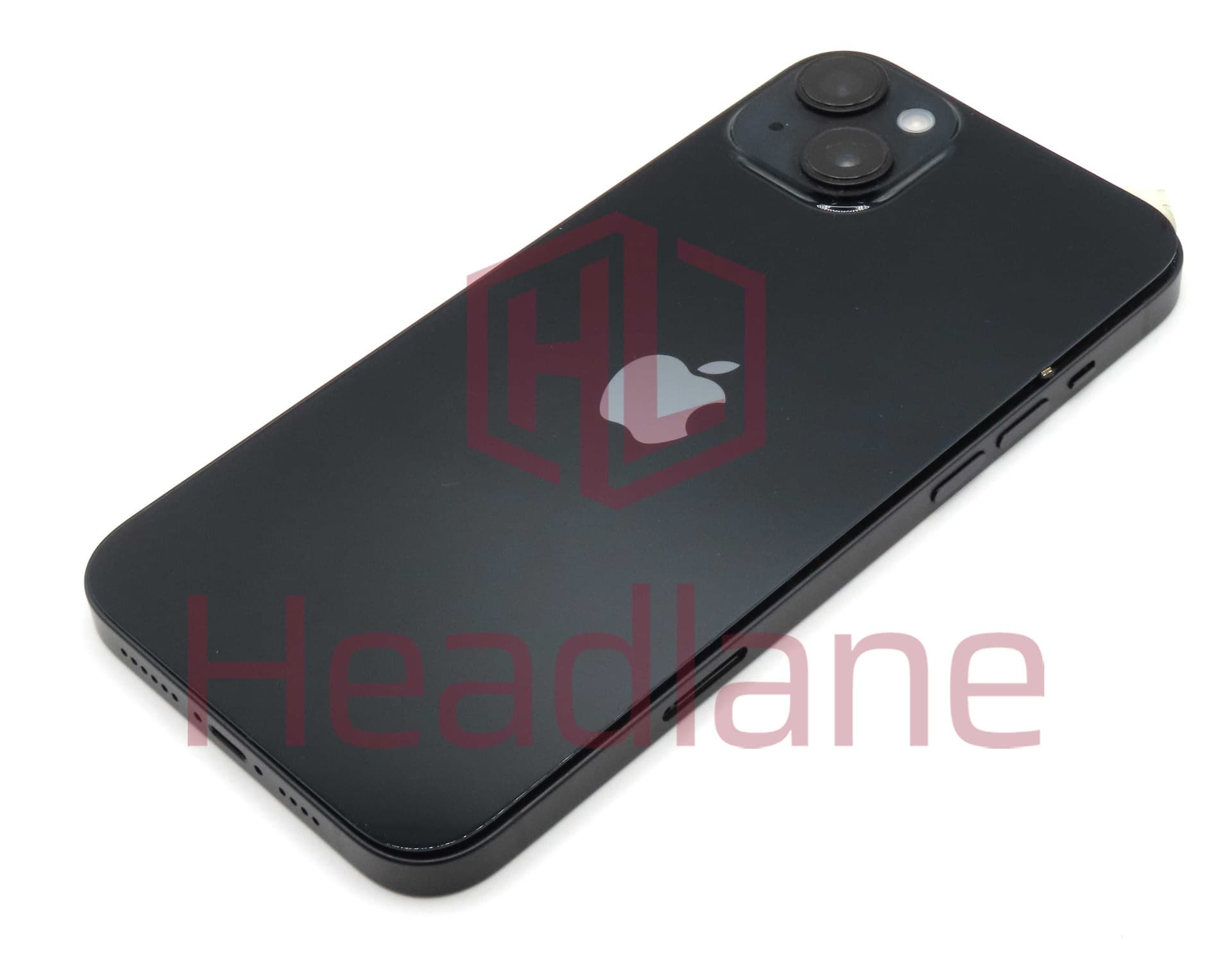 iPhone 14 Plus Back / Battery Cover + Small Parts - Black (Pulled - Grade B) - IP14PBH-BK-B
