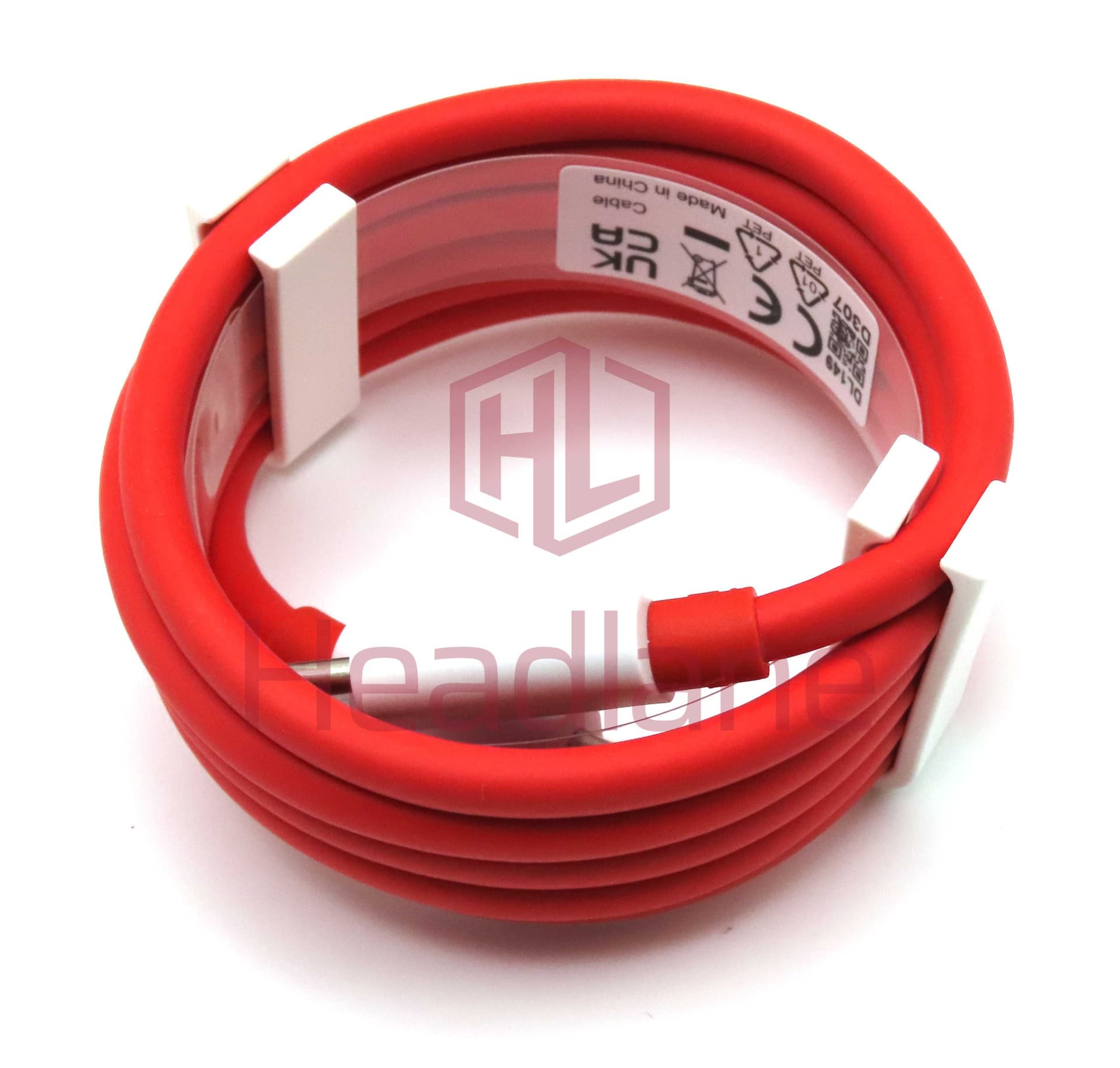 OnePlus USB-C to USB-C Charging Cable DL149 65W 8A 1m - Red - 2180979