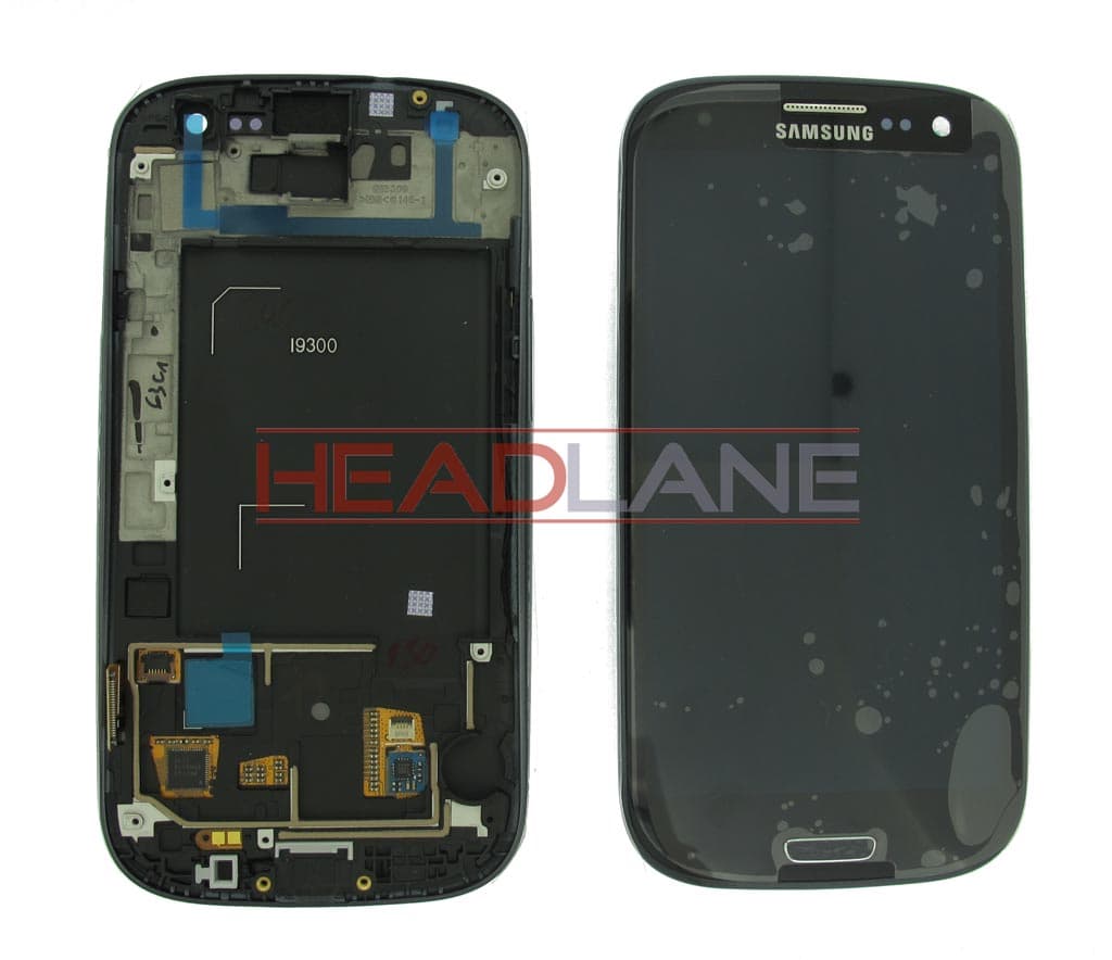 Samsung GT-I9300 Galaxy S3 LCD Display / Screen + Touch - Black - GH97-13630E - Samsung Replacement Part