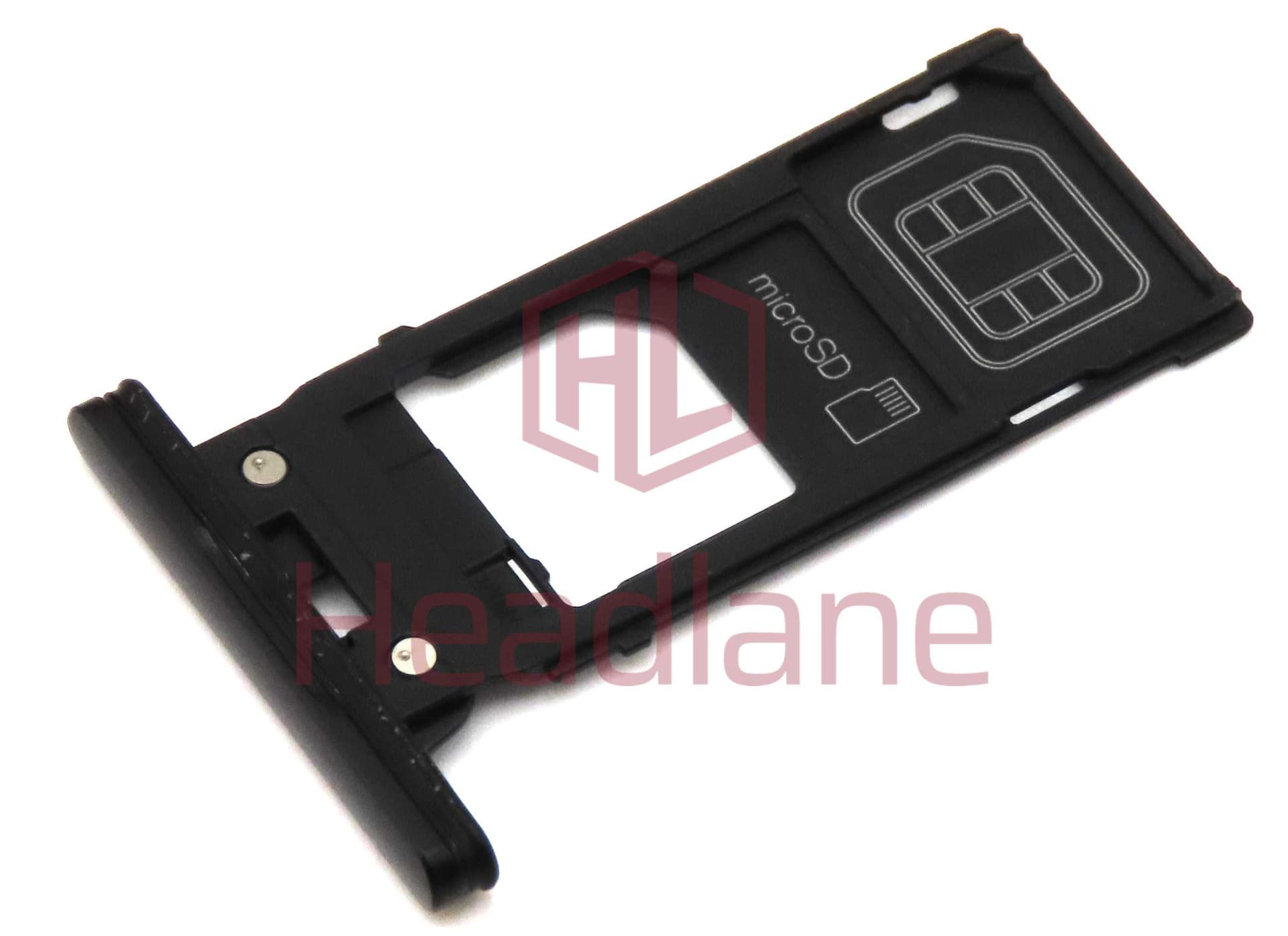 Sony H8216 Xperia XZ2 SINGLE SIM Card Tray - Black - U50052762