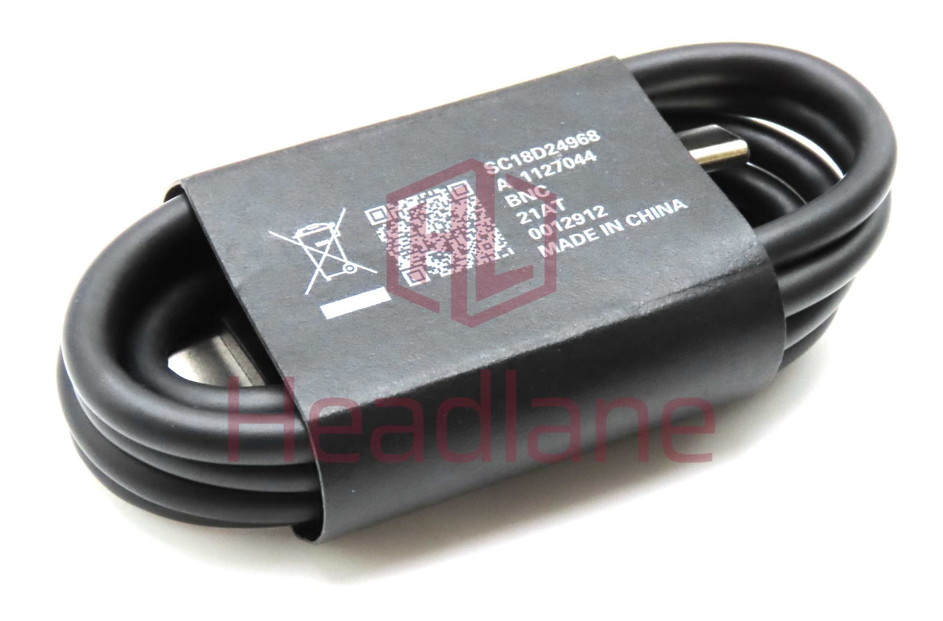 Motorola USB C to USB C Charging Cable 1m 6.5A - Black - SC18D24968 - Lenovo / Motorola Replacement Part