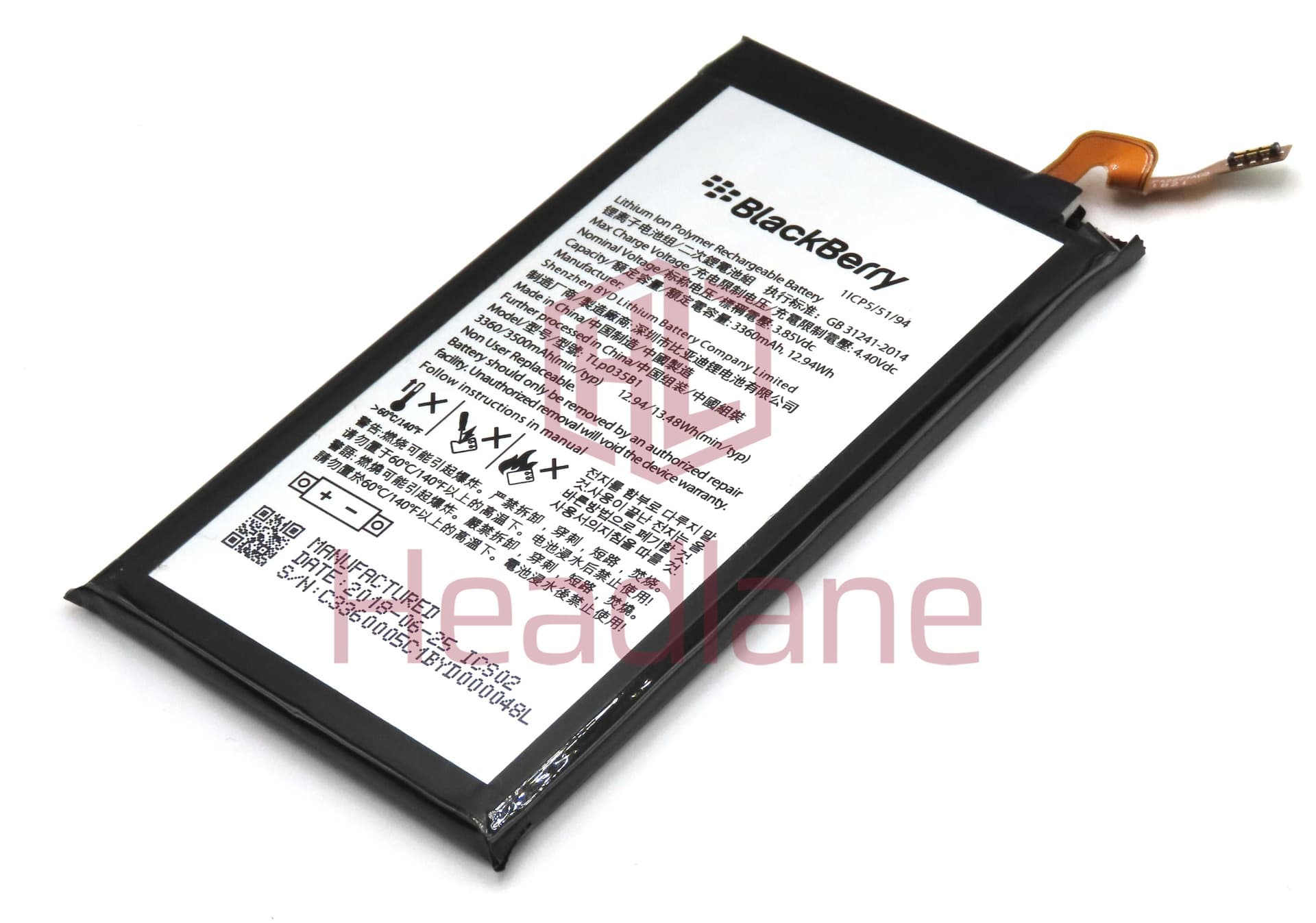 Blackberry Key2 TLp035B1 3500mAh Internal Battery - CAC3360006C1