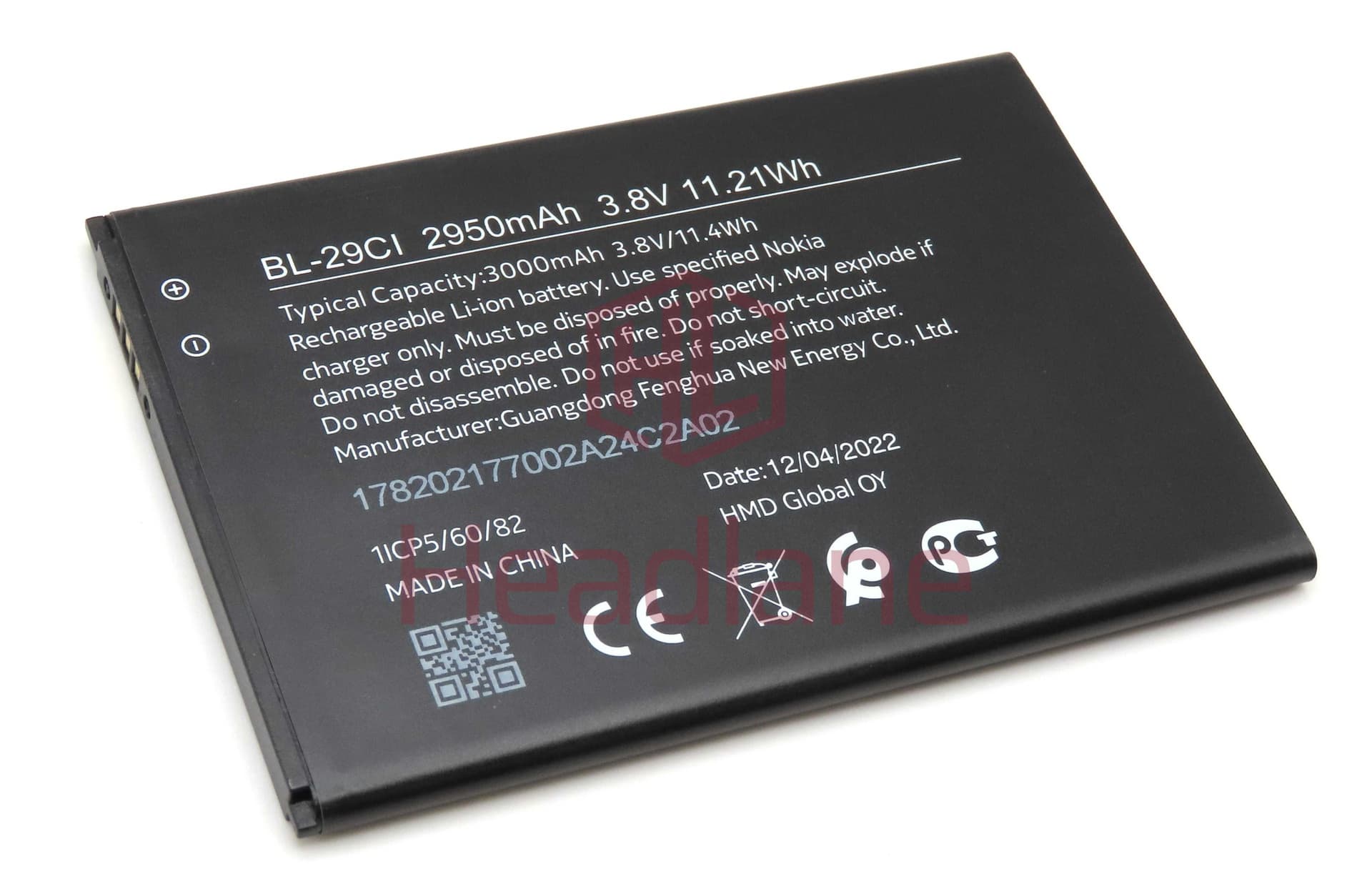 Nokia TA-1342 BL-29CI 3000mAh Internal Battery - 178220310 - Nokia (HMD) Replacement Part