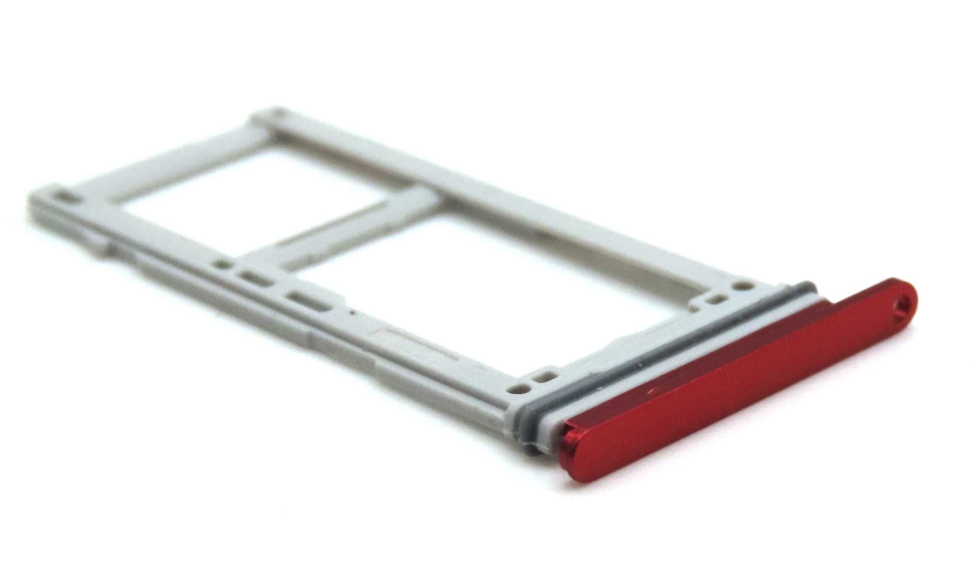 Samsung SM-G970 Galaxy S10E SIM / Memory Card Tray (Hybrid / Dual SIM) - Cardinal Red - GH98-43759H - Samsung Replacement Part