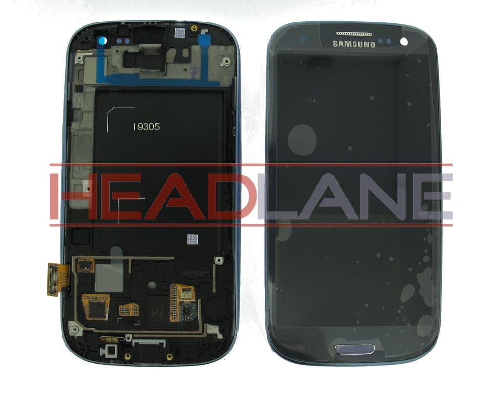 Samsung GT-I9305 Galaxy S3 LTE LCD Display / Screen + Touch - Blue - GH97-14106D - Samsung Replacement Part