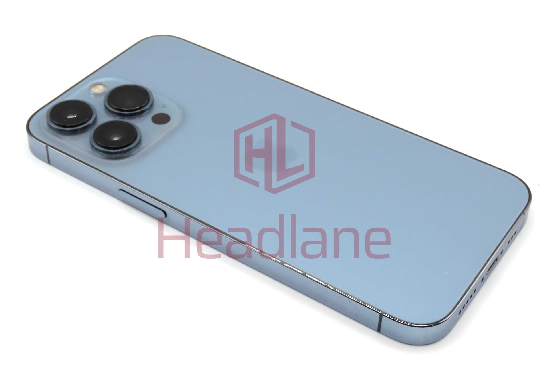 iPhone 13 Pro Back / Battery Cover + Small Parts - Blue (Pulled - Grade C) - IP13PRBH-BL-C