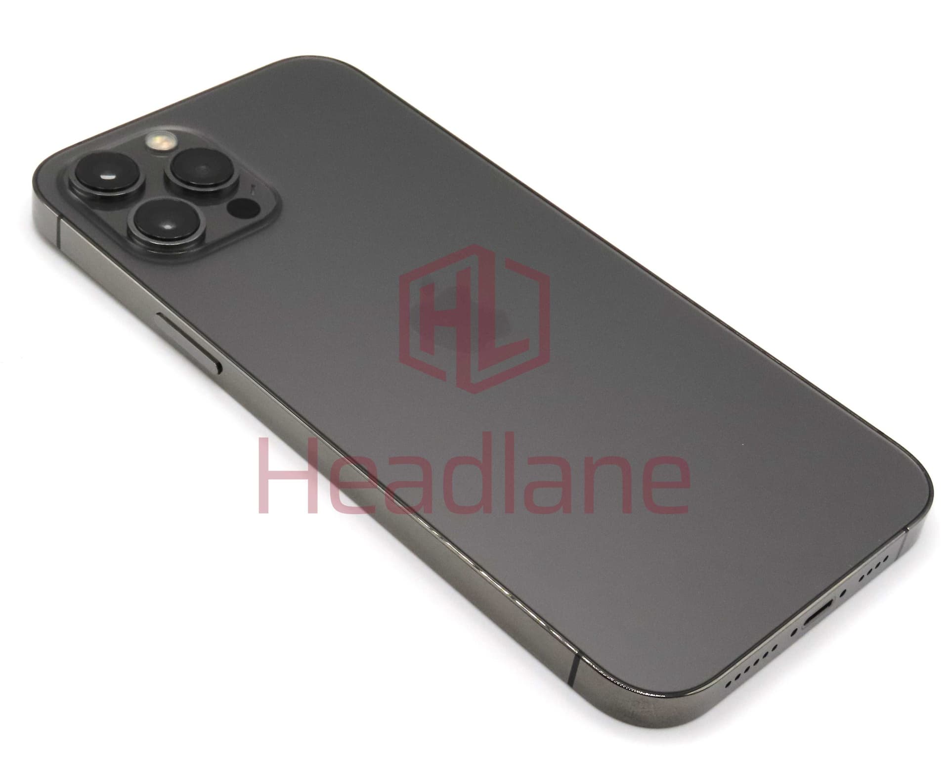 iPhone 12 Pro Max Back / Battery Cover + Small Parts - Graphite (Pulled - Grade B) - IP12PMBH-GR-B