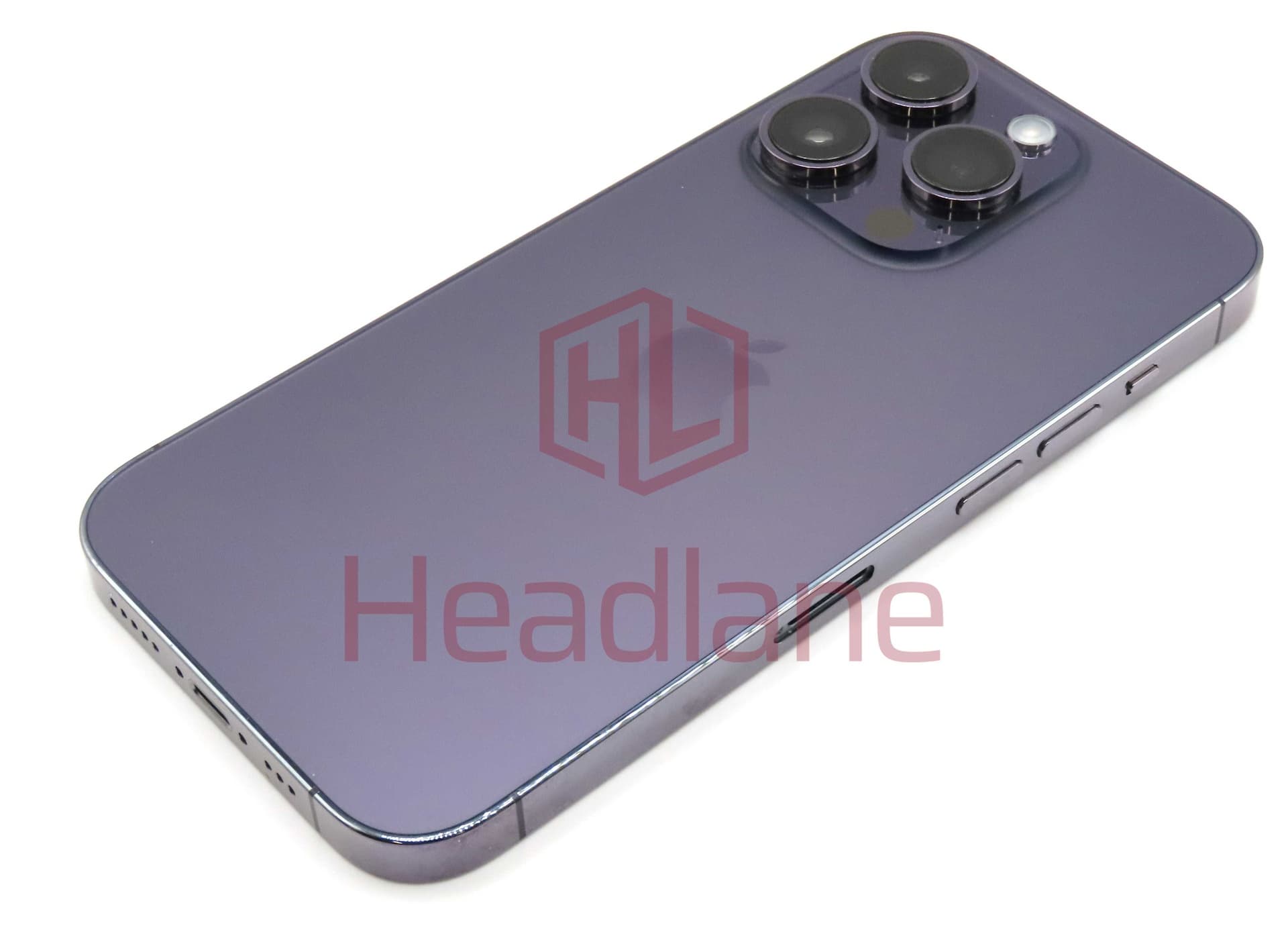 iPhone 14 Pro Back / Battery Cover + Small Parts - Purple (Pulled - Grade B) - IP14PRBH-PR-B