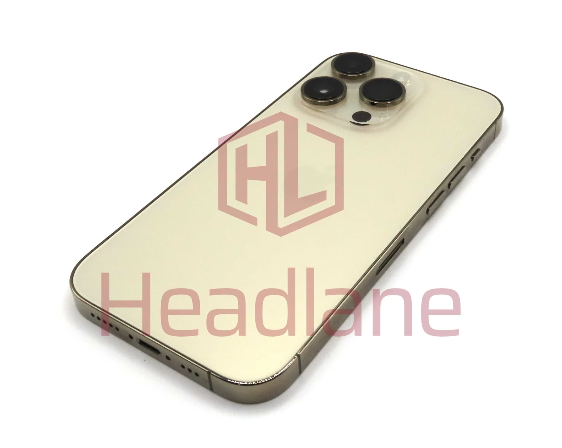iPhone 14 Pro Back / Battery Cover + Small Parts - Gold (Pulled - Grade B) - IP14PHG-GL-B - Pulled Replacement Part
