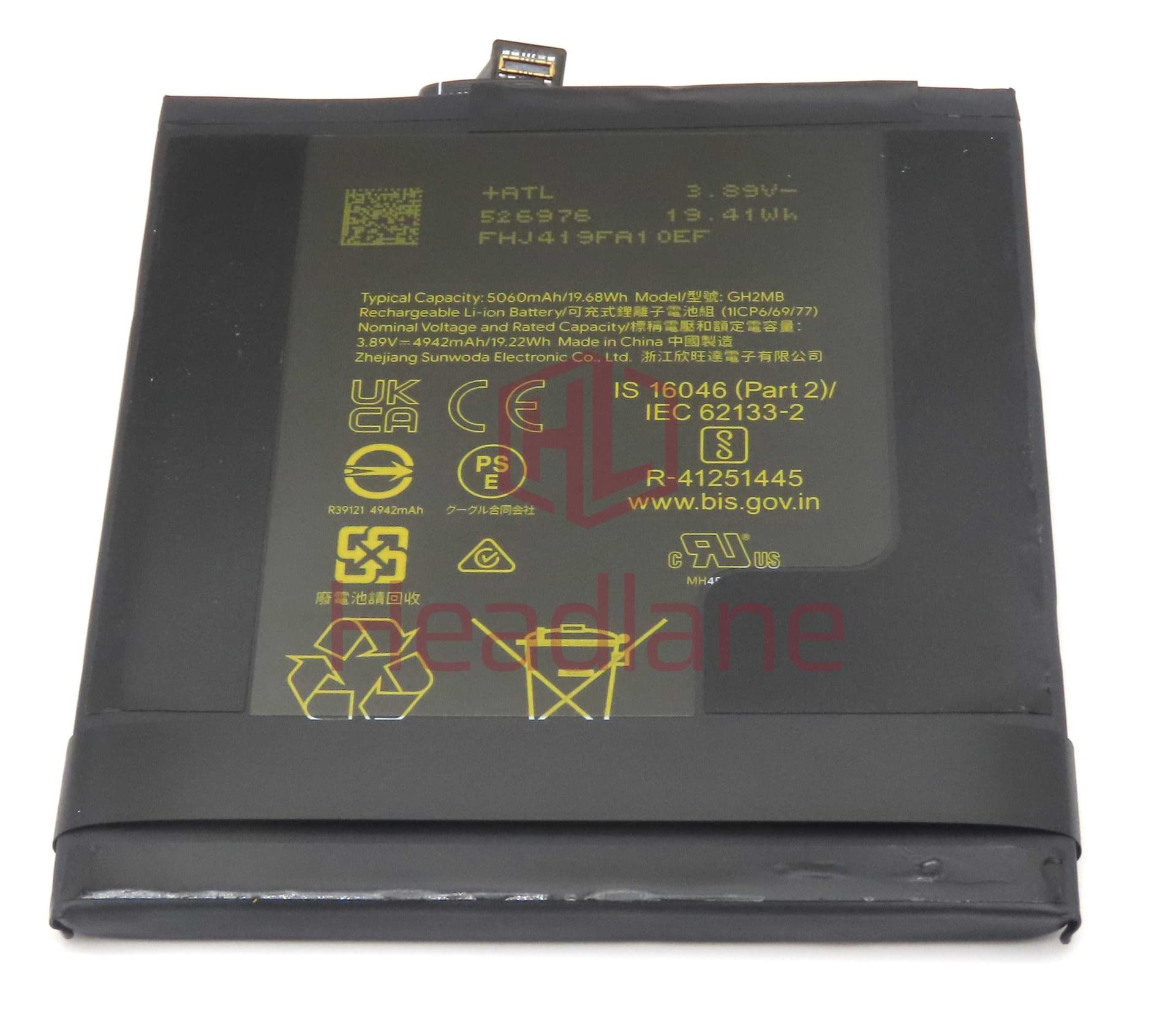 Google Pixel 9 Pro XL GH2MB 5060mAh Internal Battery - G949-01033-00