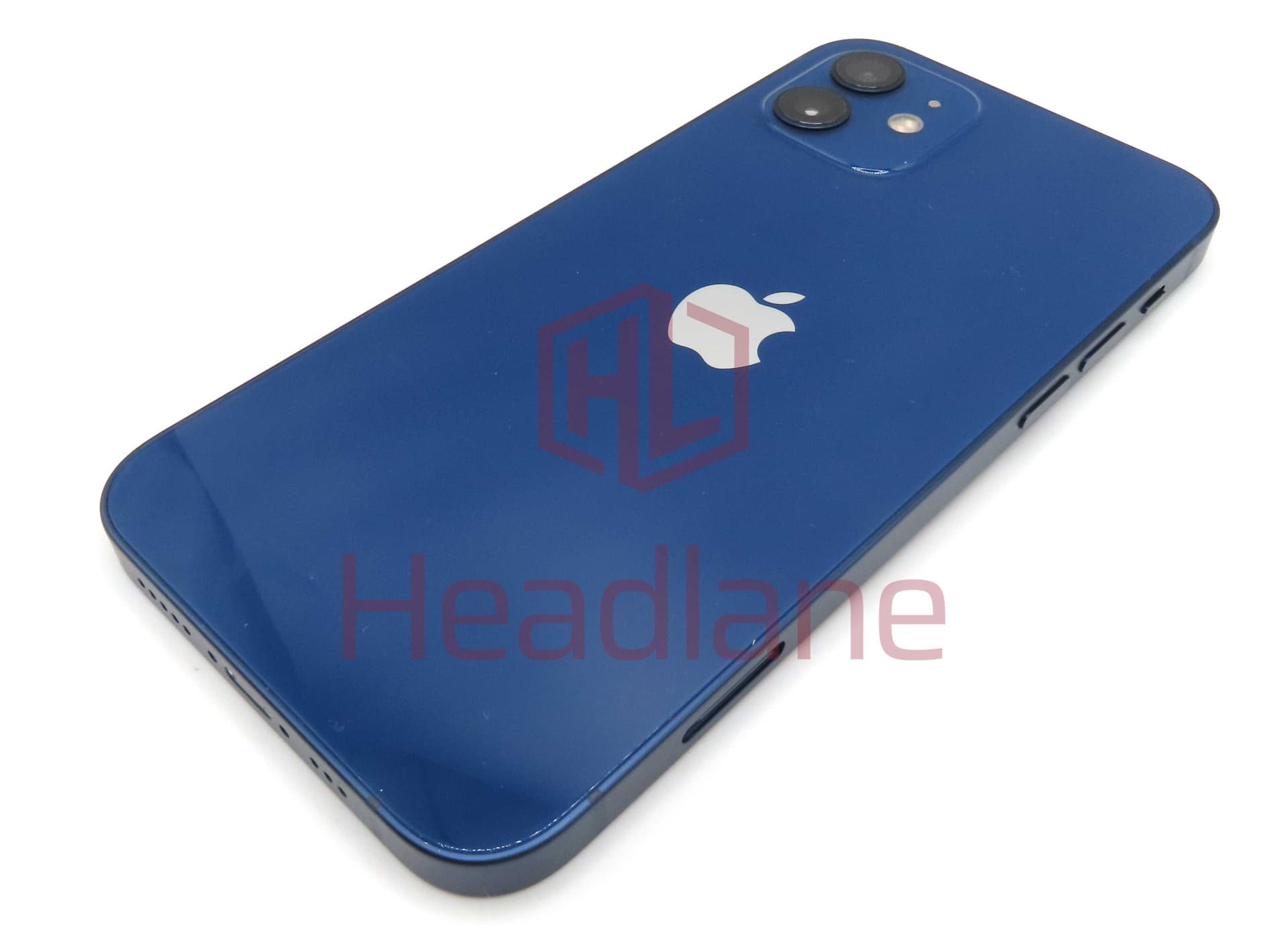 Apple iPhone 12 Back / Battery Cover + Small Parts - Blue (Pulled - Grade B) - IP12BH-BL-B
