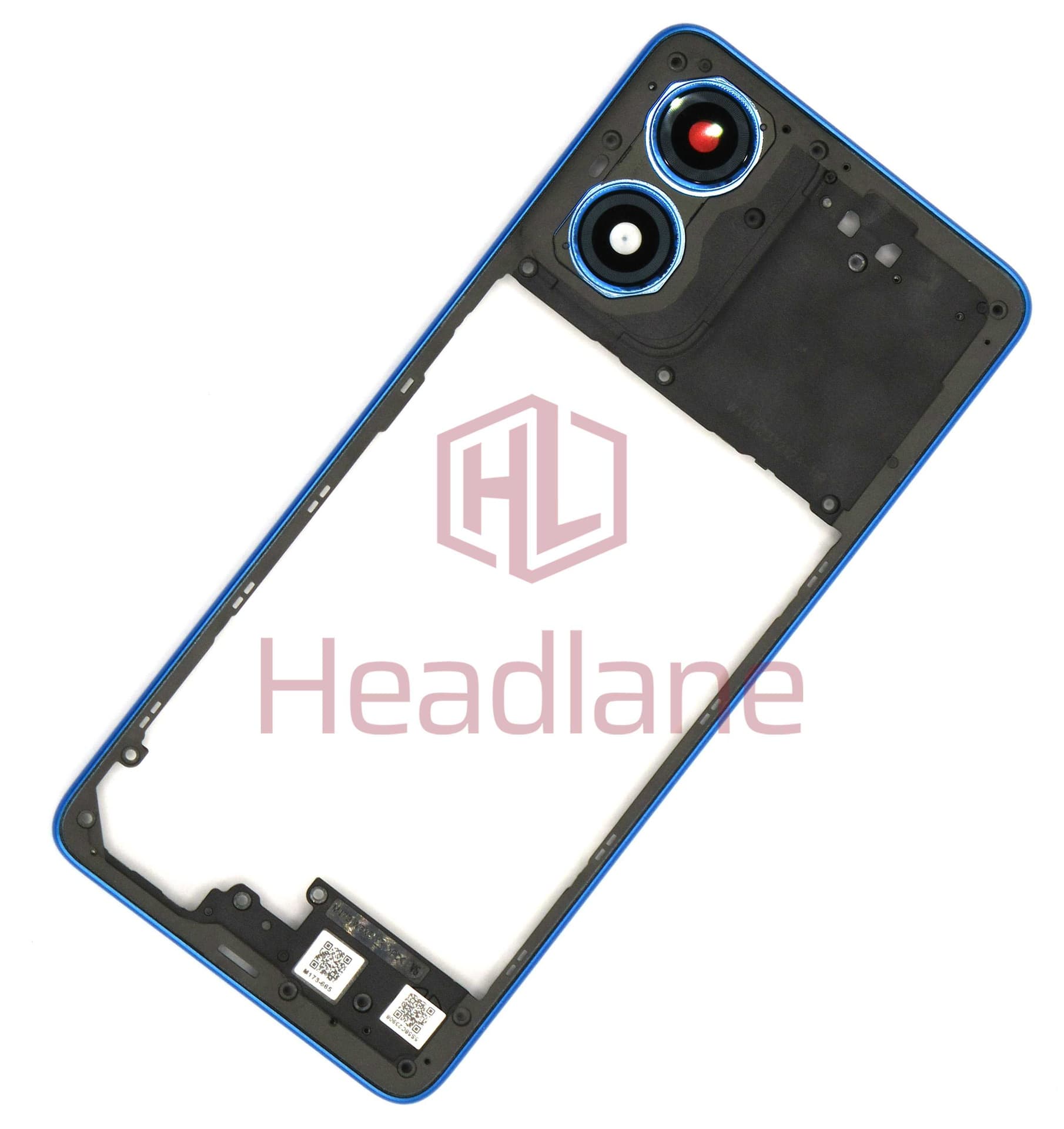 Motorola XT2421-3 XT2421-4 XT2421-5 Moto G04 Middle Cover / Chassis - Satin Blue - 5S58C23908