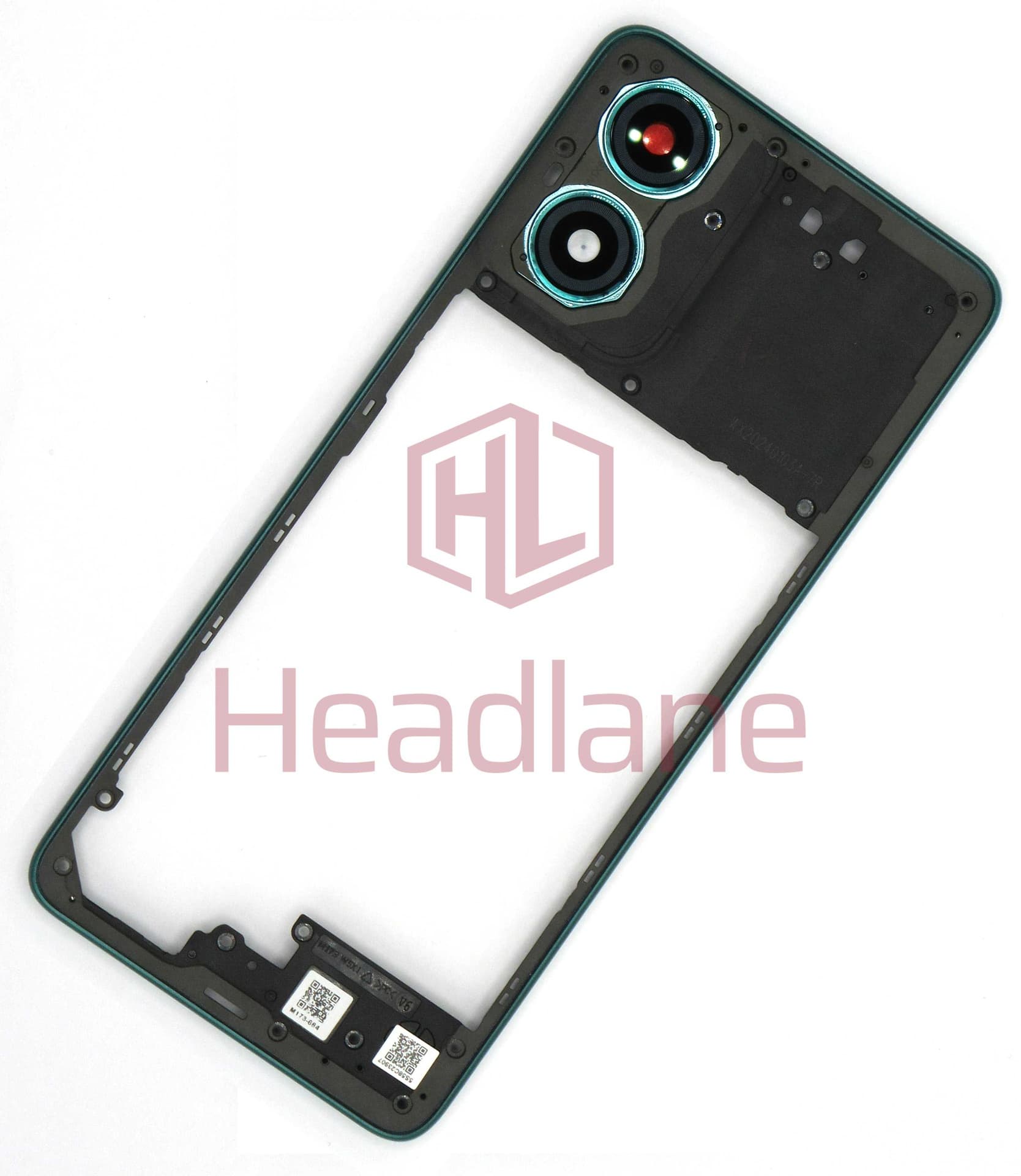 Motorola XT2421-3 XT2421-4 XT2421-5 Moto G04 Middle Cover / Chassis - Graphite Grey - 5S58C23907