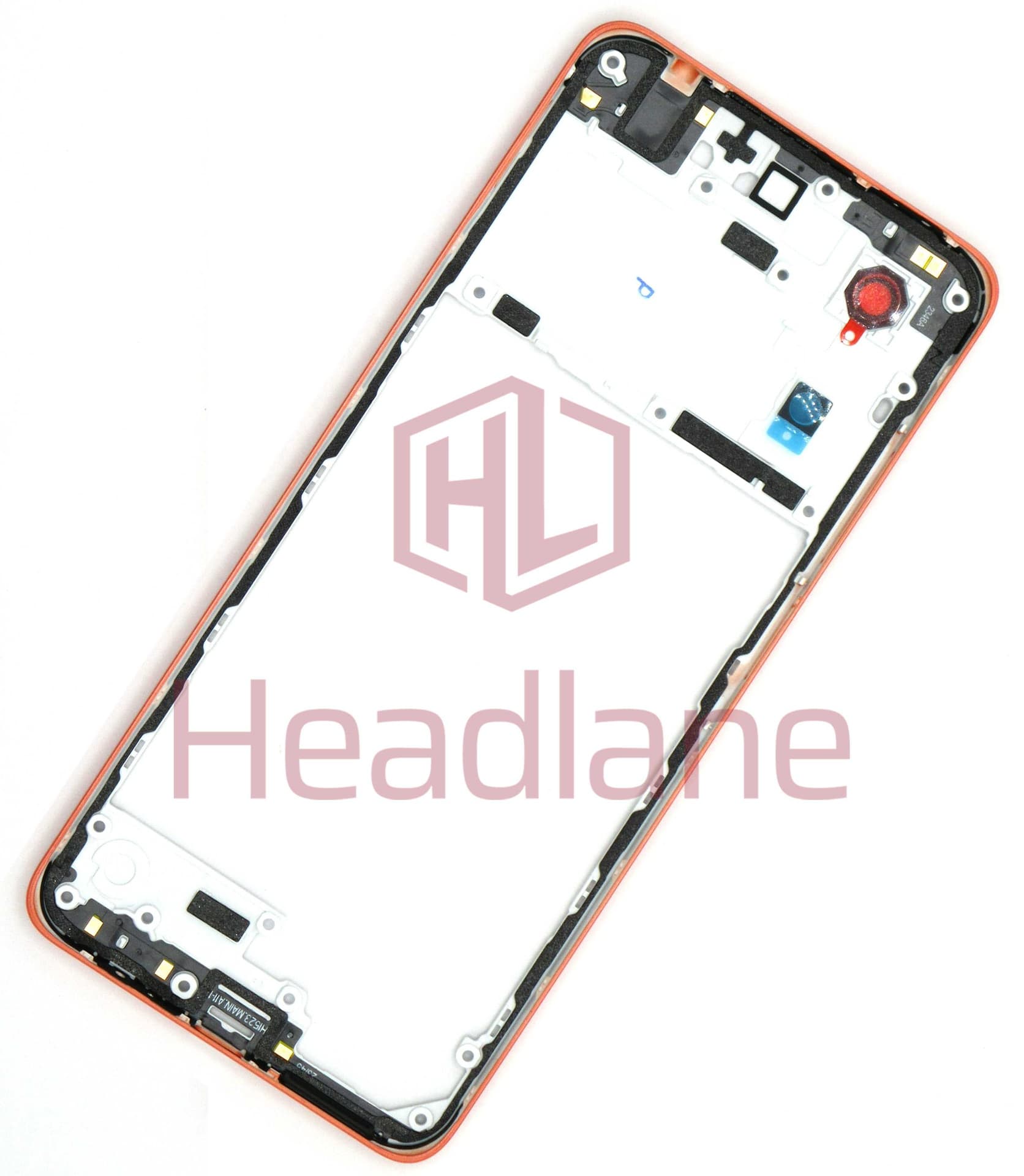 Motorola XT2421-3 XT2421-4 XT2421-5 Moto G04 Middle Cover / Chassis - Sunrise Orange - 5S58C23909