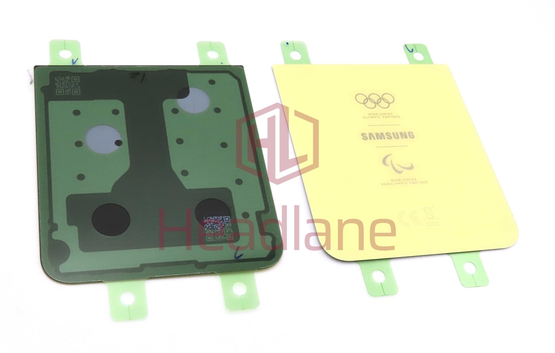 Samsung SM-F741 Galaxy Z Flip6 5G Back / Battery Cover - Yellow (Olympic Edition) - GH82-35193A