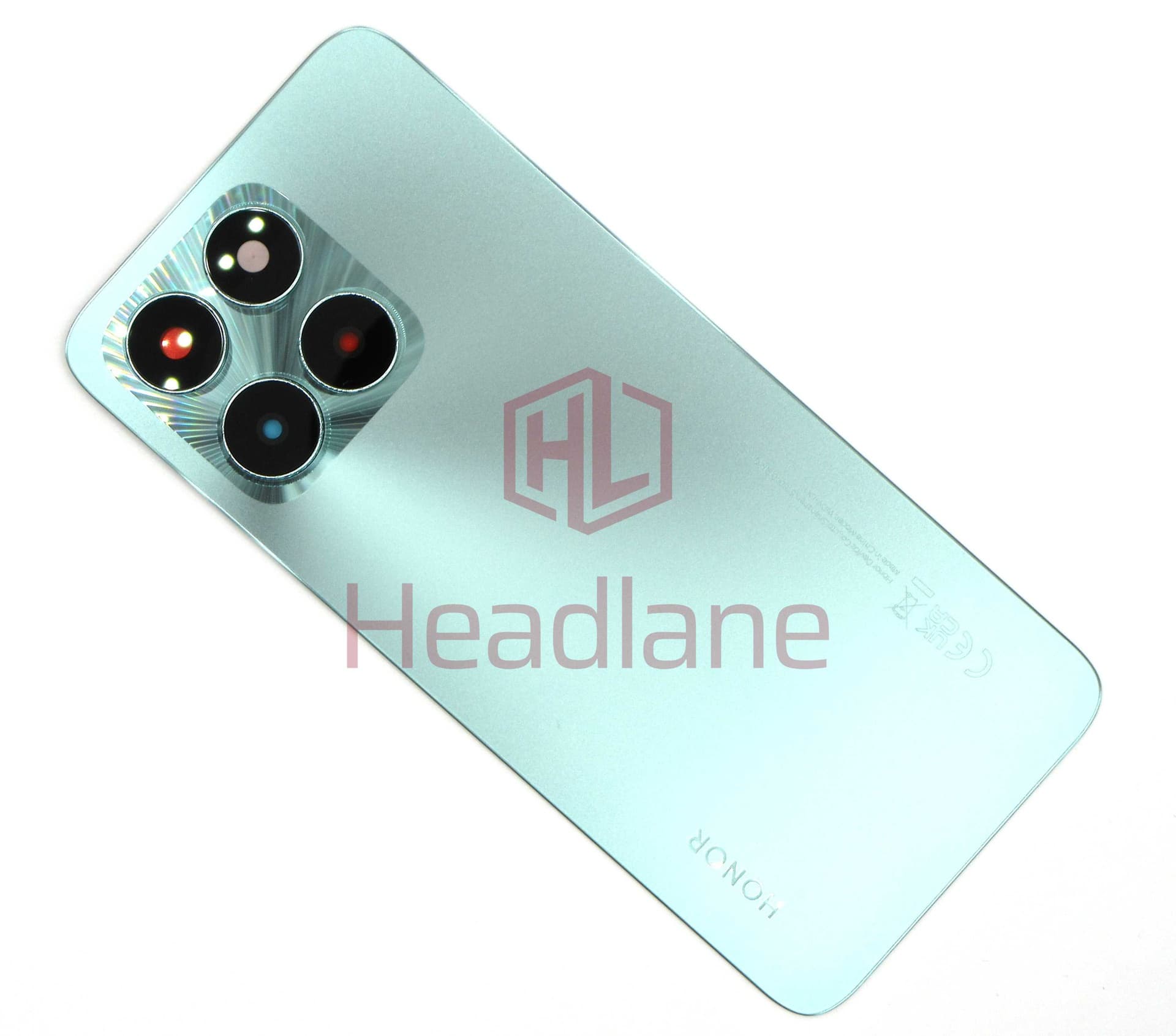 Honor X6a Back / Battery Cover - Cyan - 9707AASK