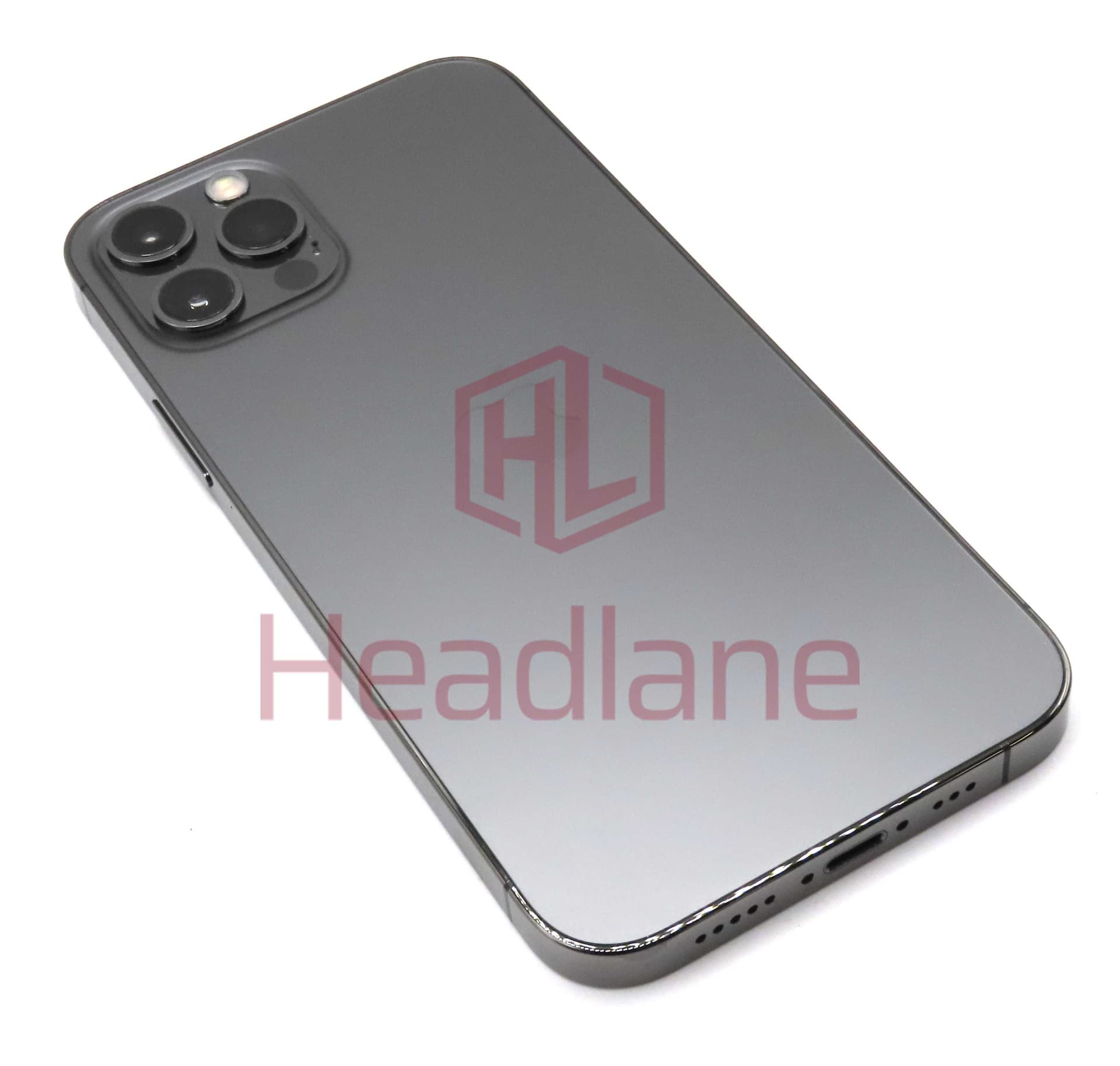 Apple iPhone 12 Pro Back / Battery Cover + Small Parts - Graphite (Grade A) - IP12PRBH-GR-A