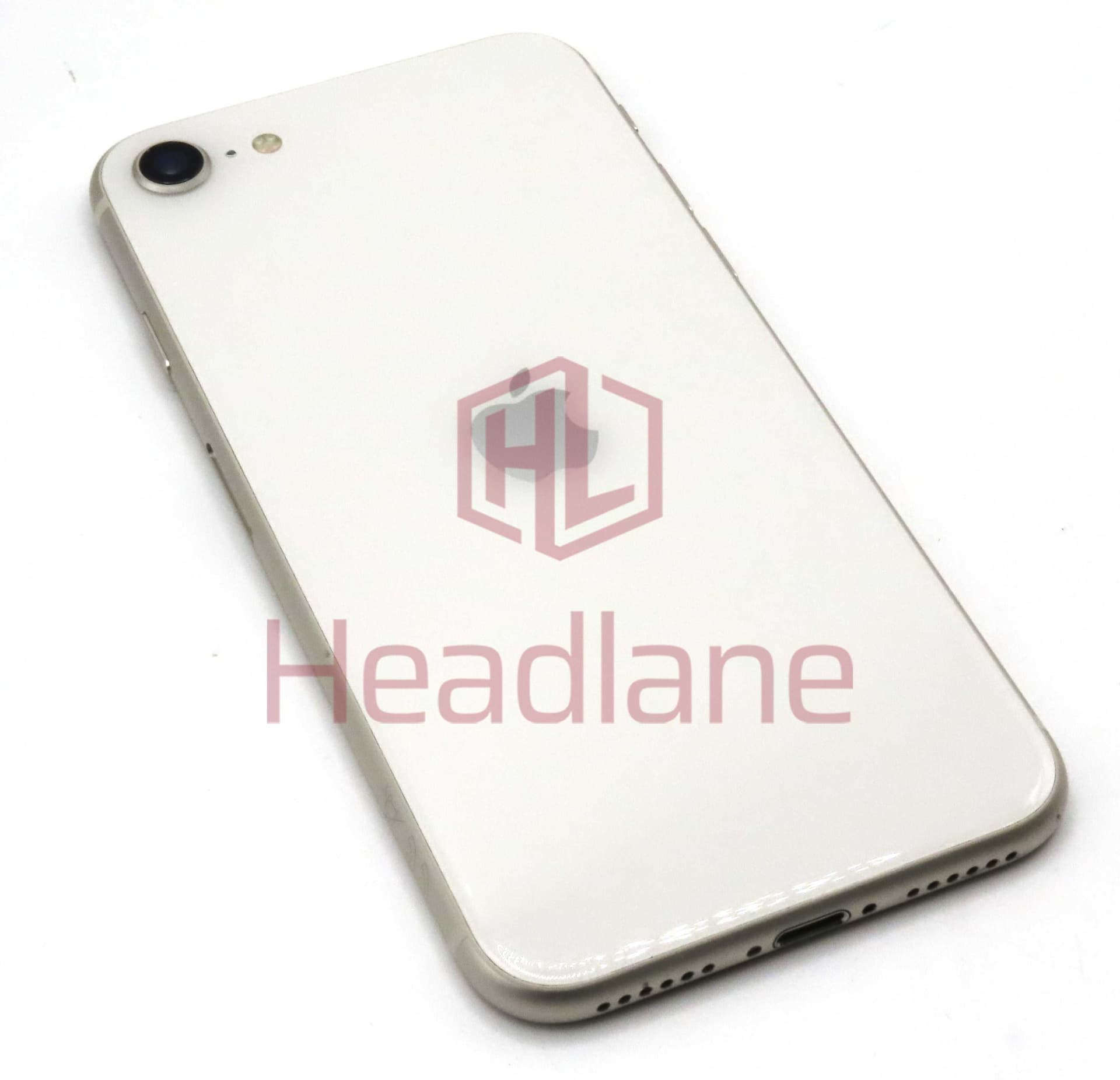 iPhone SE (3rd Gen) Back / Battery Cover + Small Parts - Starlight (Pulled - Grade B) - IPSE3BH-SL-B - Unknown Replacement Part