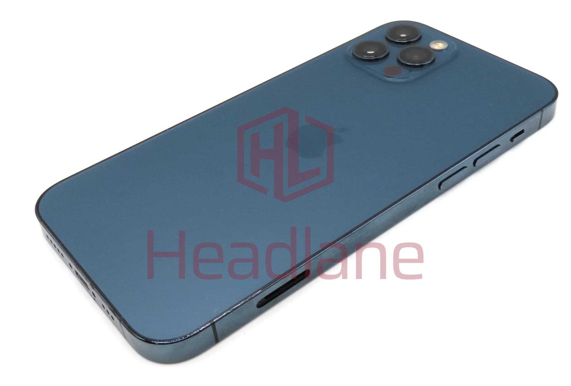 Apple iPhone 12 Pro Back / Battery Cover + Small Parts - Blue (Grade B) - IP12PRBH-BL-B
