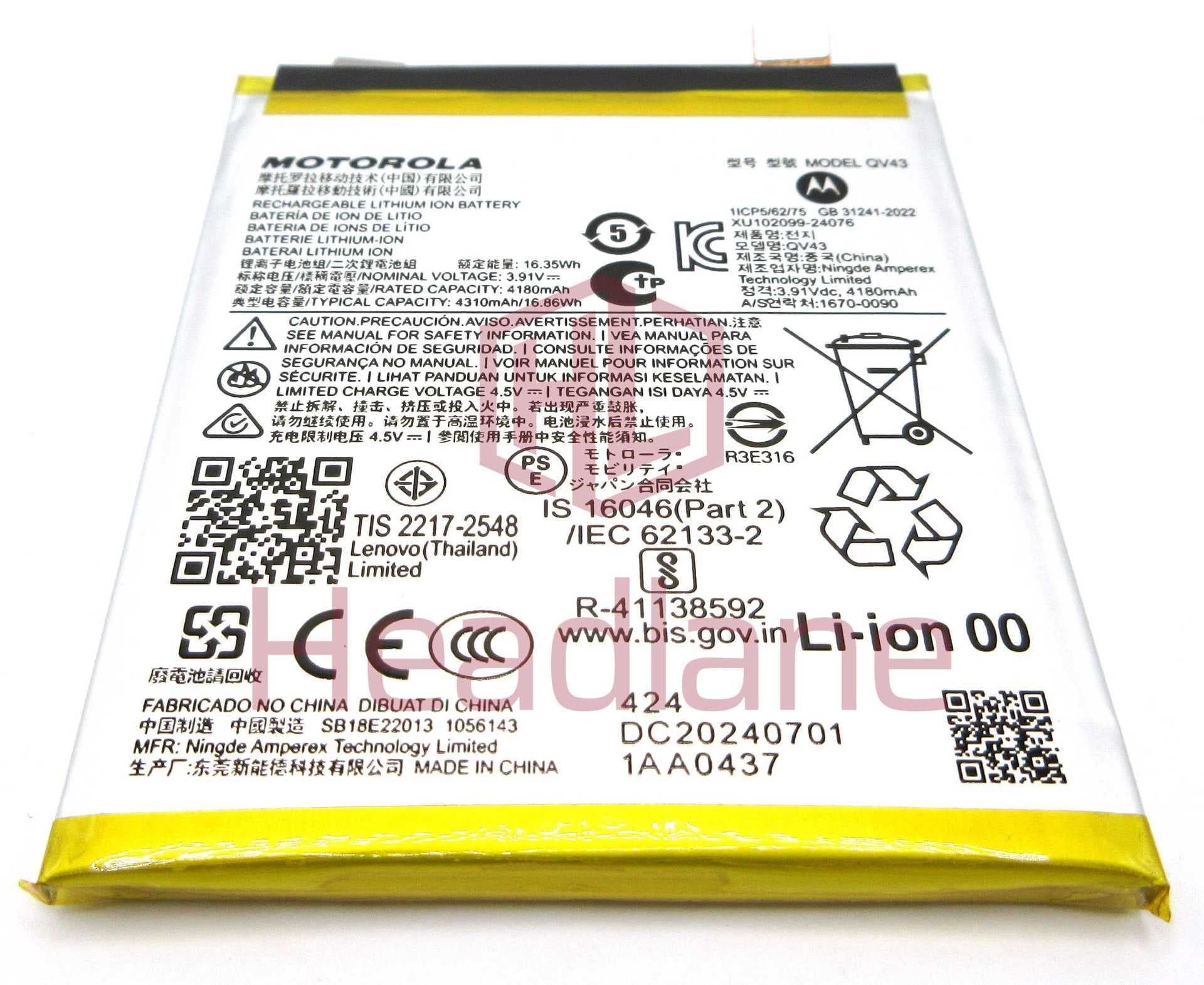 Motorola XT2409 Edge 50 Neo QV43 4310mAh Battery - SB18E23273